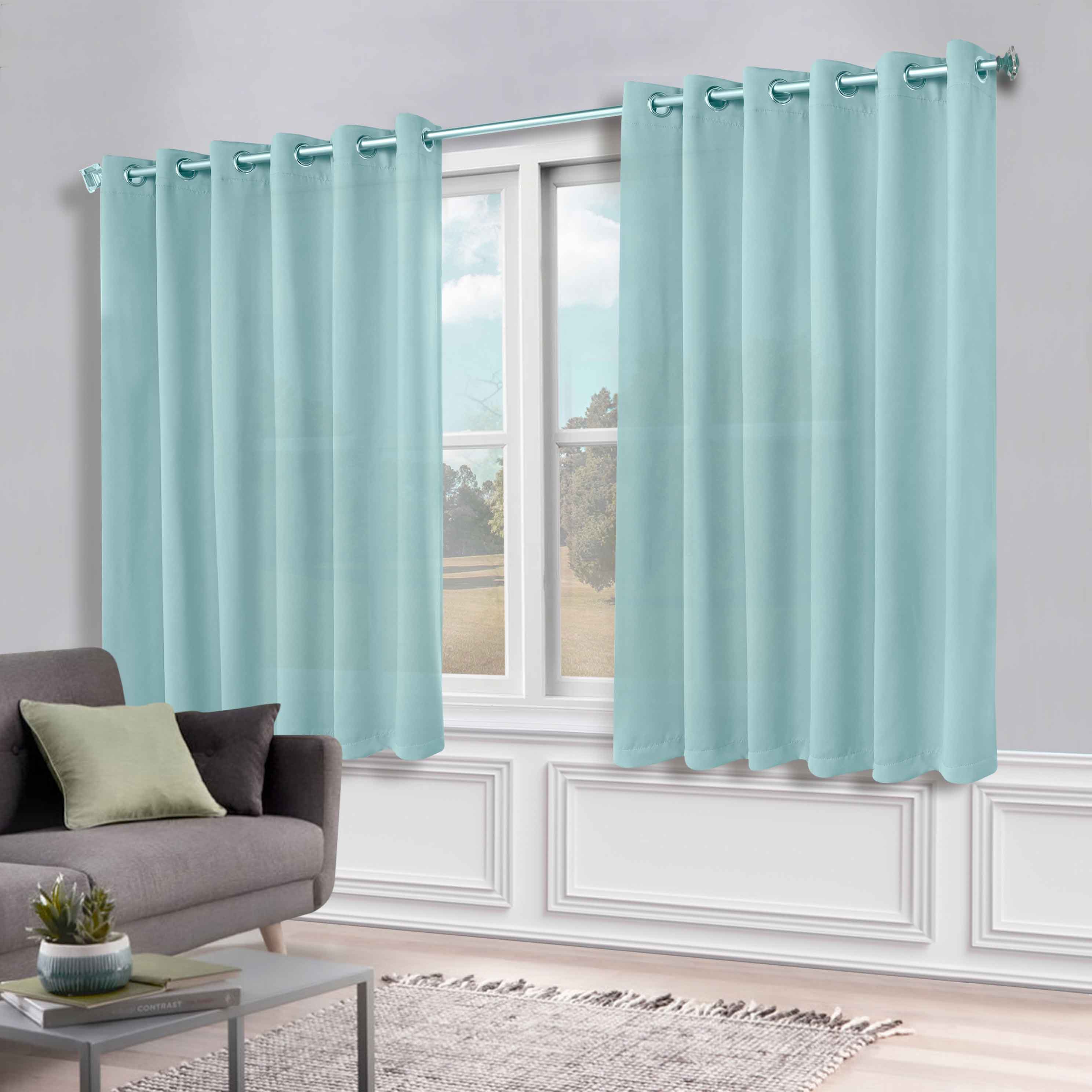 Blackout Curtains Set of 2 - Machine Washable, Room Darkening, Noise Reducing & Thermal Insulated for Bedroom, Nursery & Home Theater