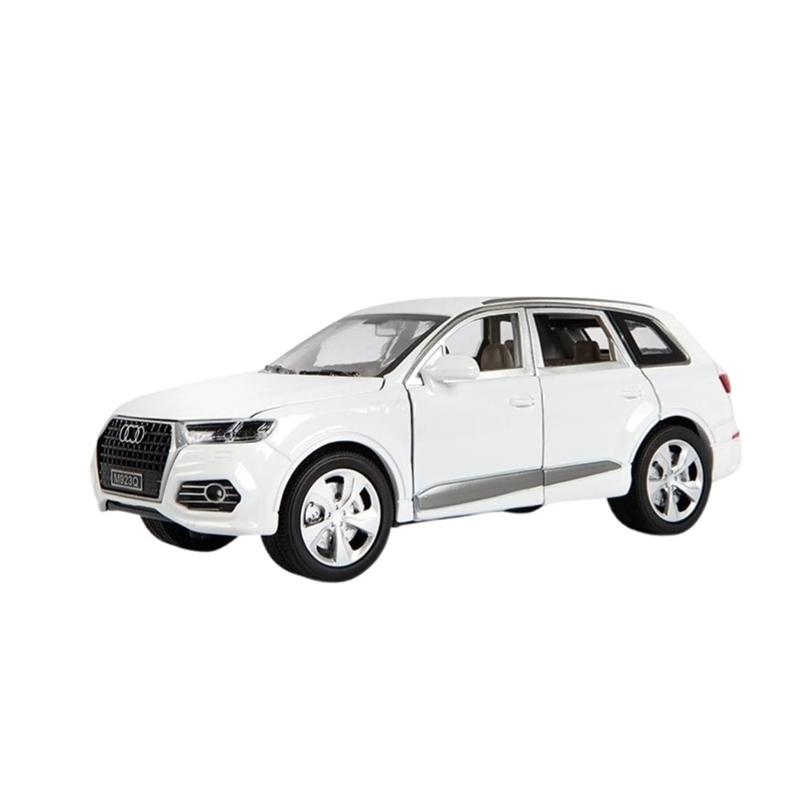 1:24 Scale Die Cast Alloy Audi Q7 Model Car - Pull Back Toy with Sound & Light Effects - Collectible Gift for Car Enthusiasts - Perfect for Display, Play, and Car-Themed Decorations