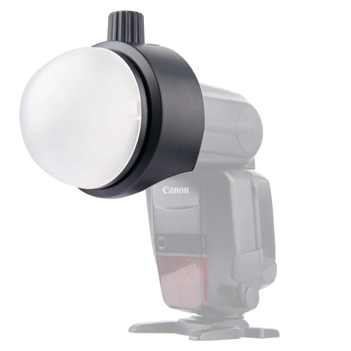 S R1 Round Head Speedlite Flashgun Adapter Bracket Ring - Universal Flash Mount for DSLR Cameras - Perfect for Studio Photography, Portrait Shoots & On-Location Lighting