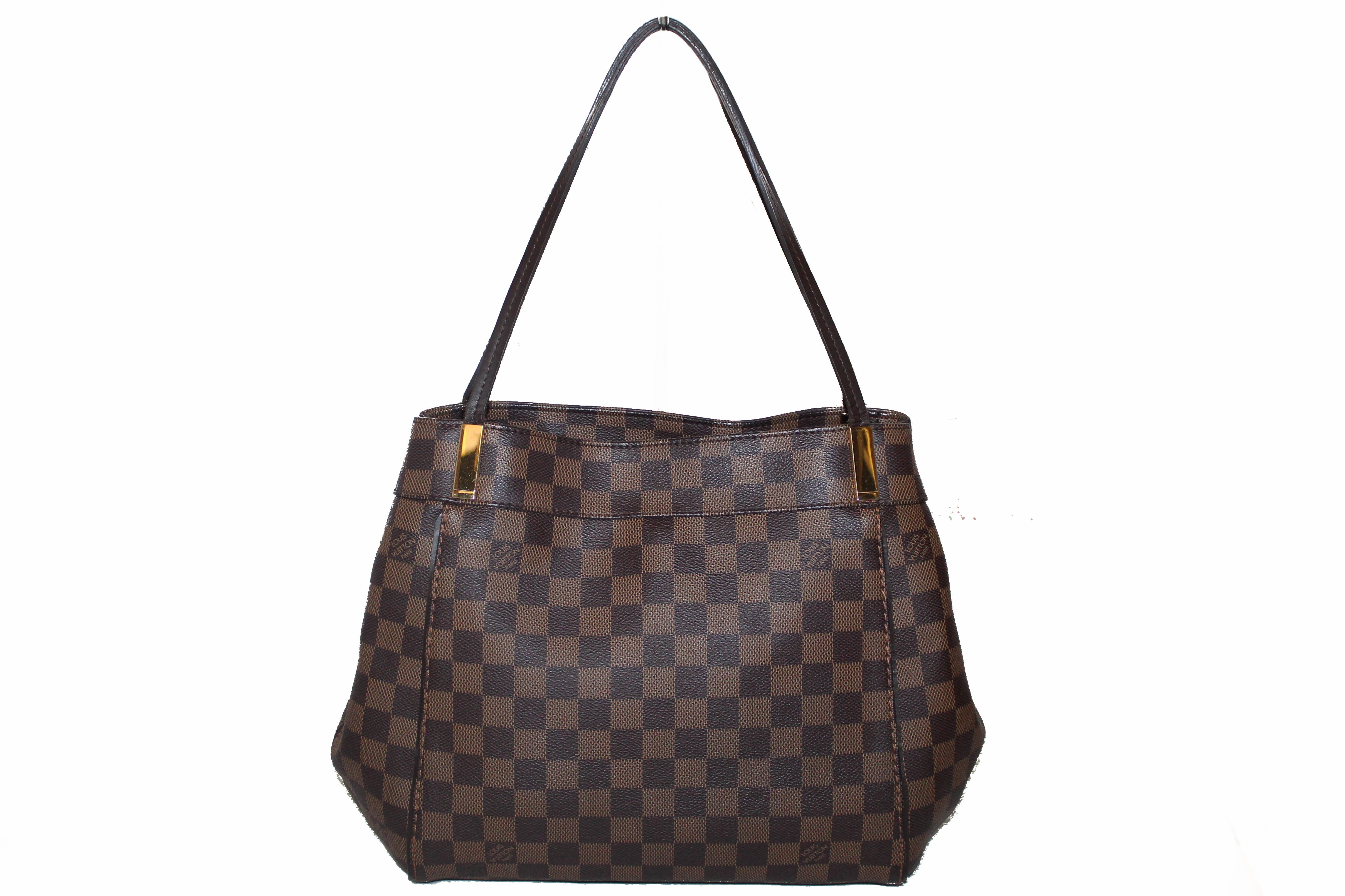 Authentic Louis Vuitton Damier Ebene Marylebone PM Shoulder Bag for Women - Luxury Designer Handbag with Crossbody Strap, Perfect for Work, Travel & Everyday Use