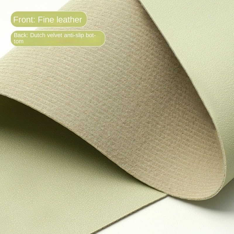 Premium Leather Desk Mat - Large Office Desk Pad Protector for Computer & Laptop (47.2