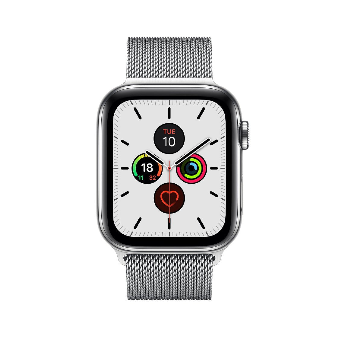 Premium Milanese Loop Strap for Apple Watch - Silver Stainless Steel Mesh Band - Comfortable & Adjustable for Workout, Running, Business & Daily Wear