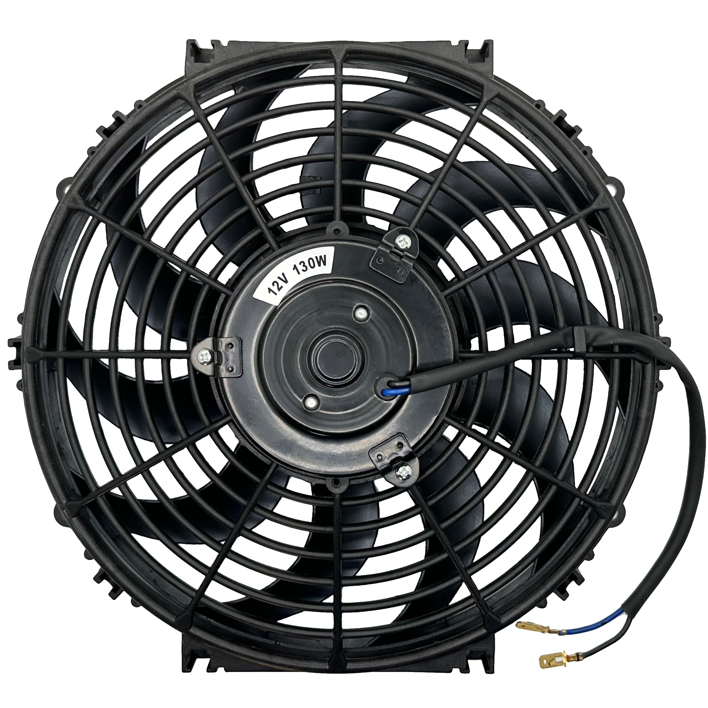 12-13 Inch 130W High Performance Electric Radiator Fan with Thread-In Probe Temperature Switch Kit - Perfect for Car Cooling System, Automotive Repair & Engine Overheating Prevention