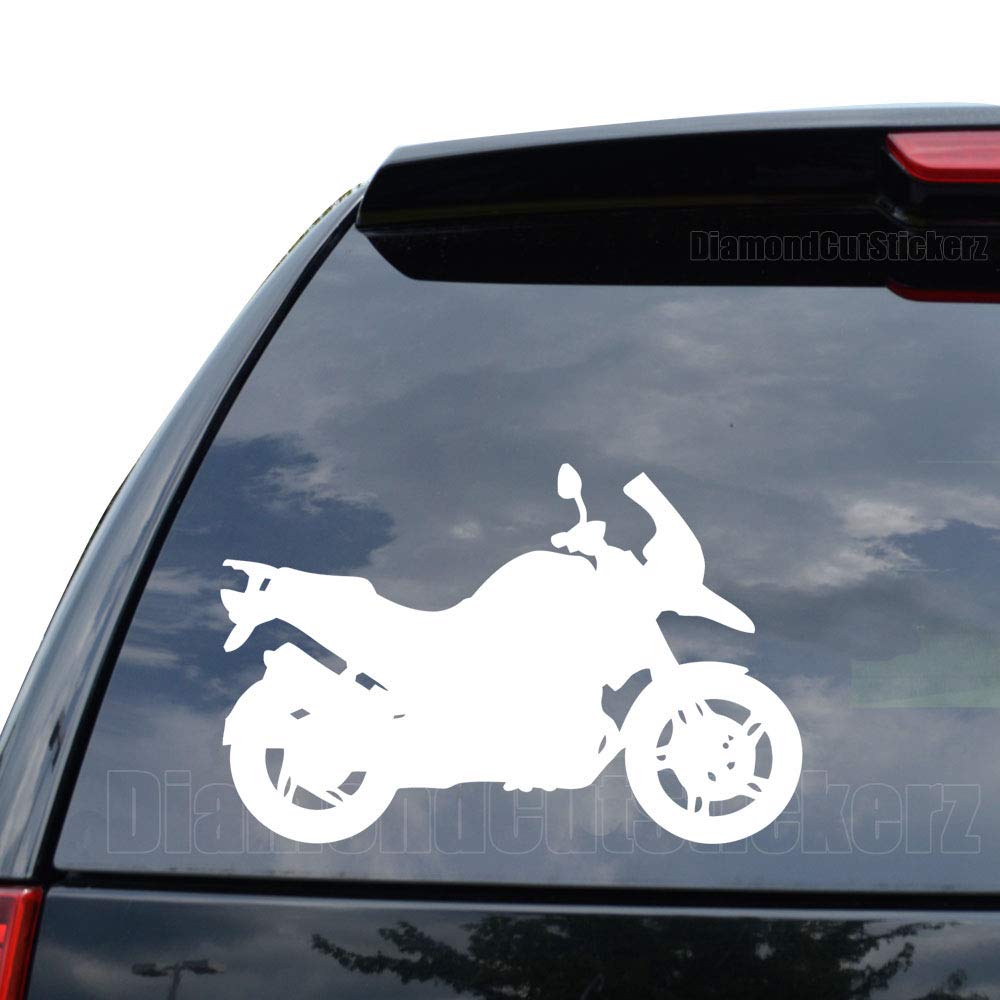 Premium DiamondCutStickerz R1200GS Motorcycle Decal Sticker - 5 inch / 13 cm Wide Gloss Black Vinyl - Waterproof Durable for Motorcycle, Car, Truck, Laptop, Wall & Bumper Decoration - Perfect for Customizing Vehicles & Personalizing Gadgets