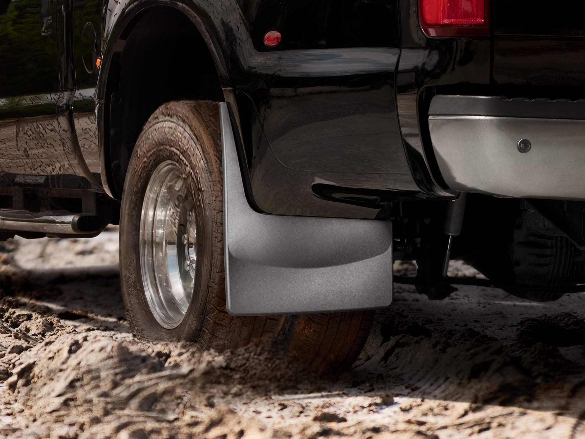 WeatherTech Custom No Drill Splash Guard Mud Flaps for Chevrolet Equinox - Rear Pair (120077), Black | Durable Protection Against Road Debris & Weather | Perfect for Off-Roading & Daily Commuting