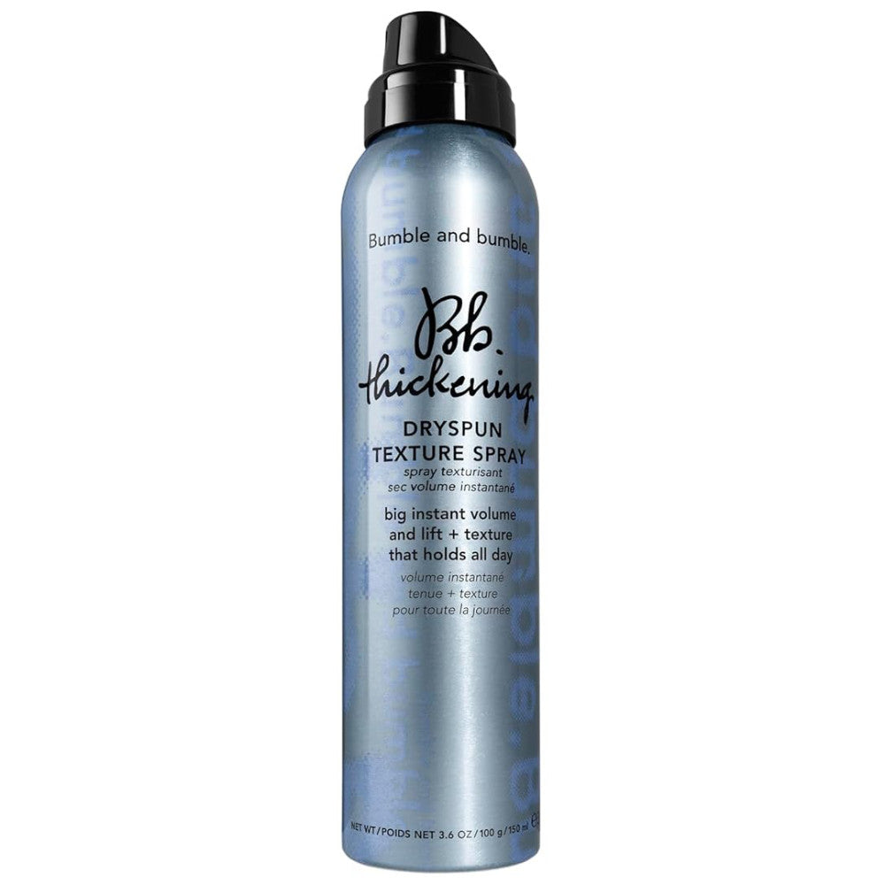 Bumble and Bumble Thickening Dry Spun Texture Spray for Fine Hair - Volumizing & Texturizing Hair Styling Product for Beachy Waves & Everyday Volume (8.5 oz) - Perfect for Salon-Quality Styles at Home