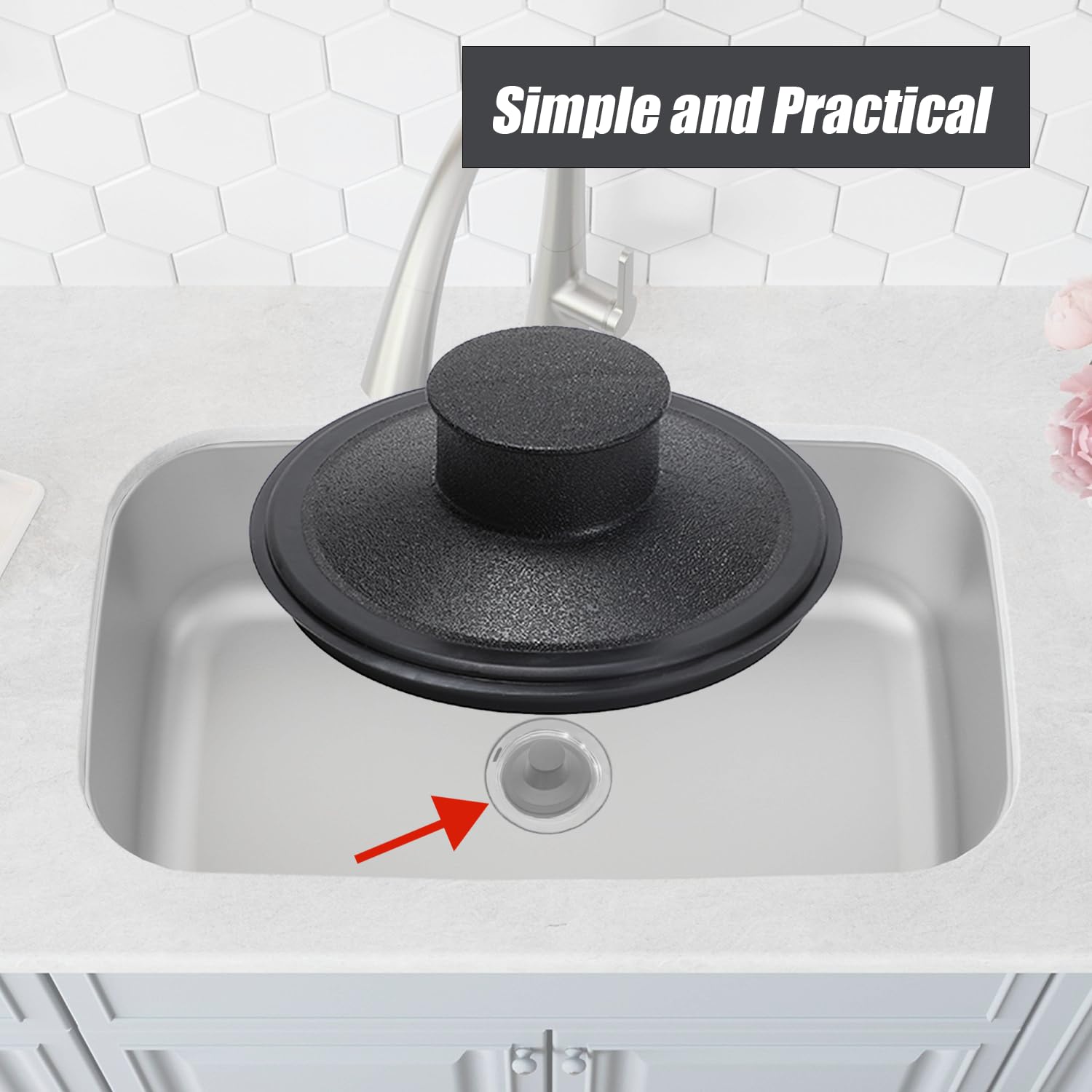 Exact Replacement Sink Stopper for InSinkErator STP-PL/STPPL - Universal 3.5