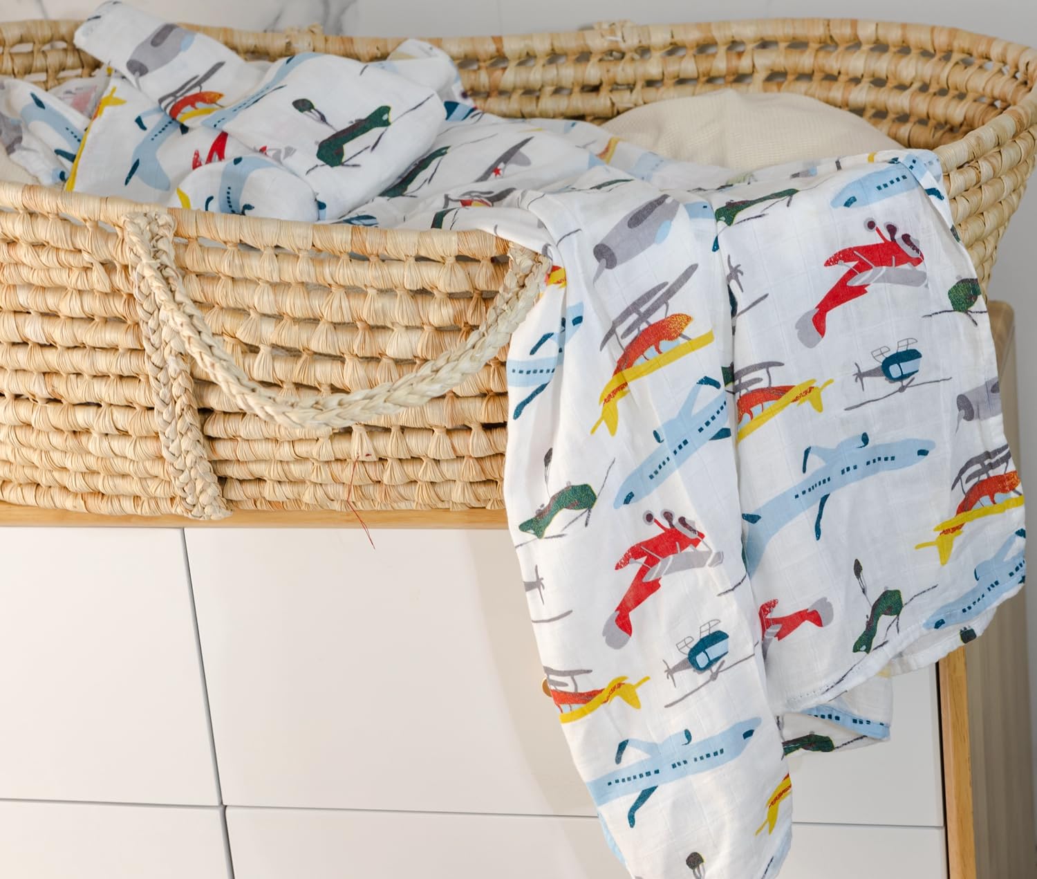 CHUNGEL Premium Muslin Swaddle Blankets for Newborns - Soft 47
