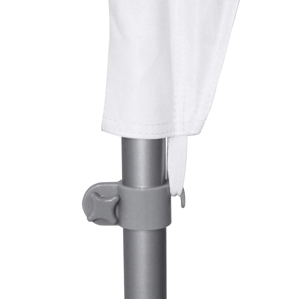Vispronet Small Feather Flag Pole Kit - 3-Piece Swooper Flag Pole Set with Ground Stake & Carrying Bag for 1.8ft x 6.6ft Feather Flags (Flag Not Included) - Perfect for Outdoor Events, Car Dealerships, and Small Business Advertising