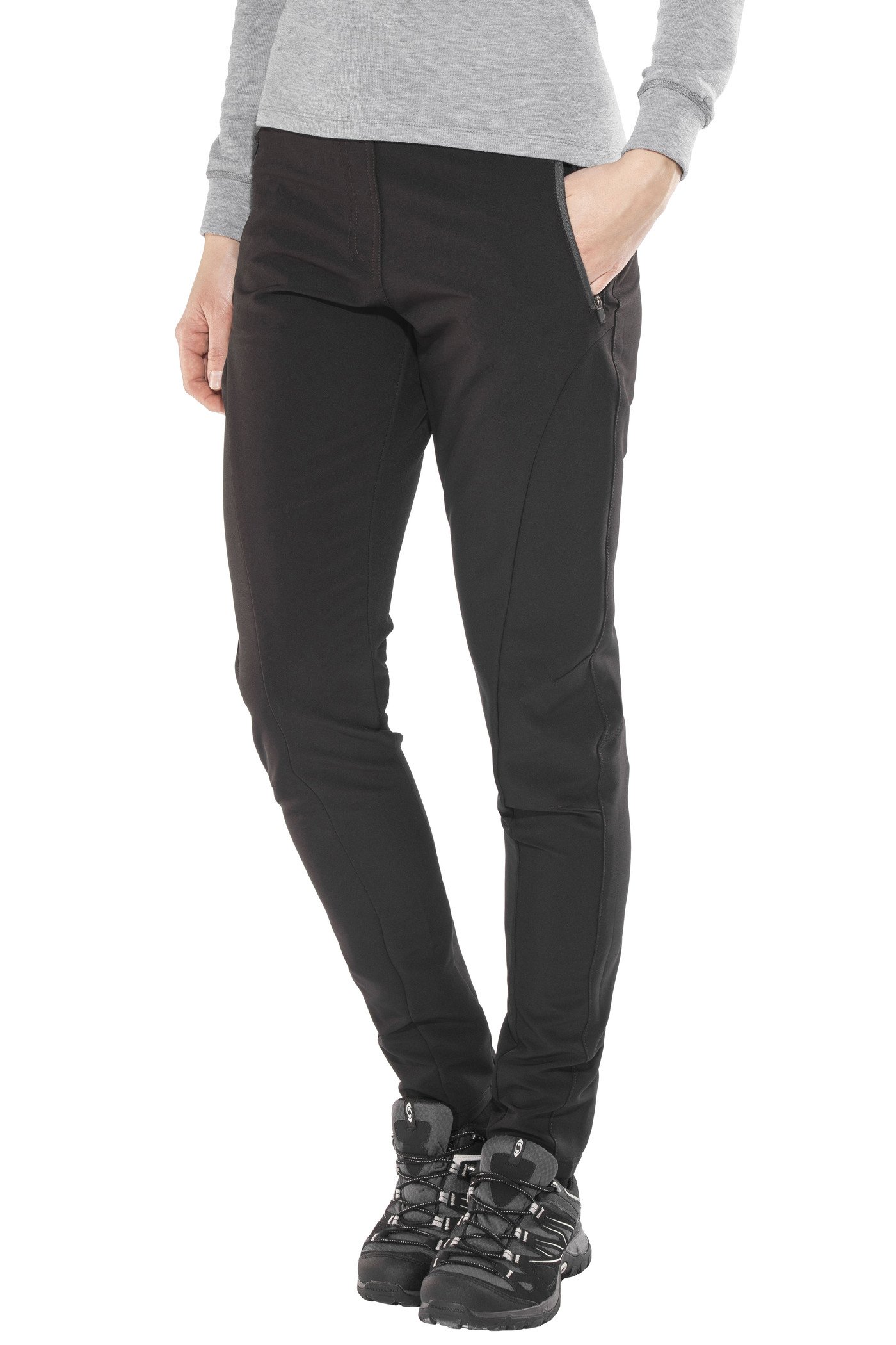 Women's Stretch Trousers - Black Size 20 Regular Fit Comfortable Work Pants for Office & Business Casual Wear