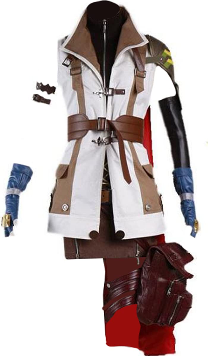 Final Fantasy XIII Lightning Cosplay Costume for Women - Halloween, Cosplay & Gaming Events | Official Replica Outfit with Detailed Design