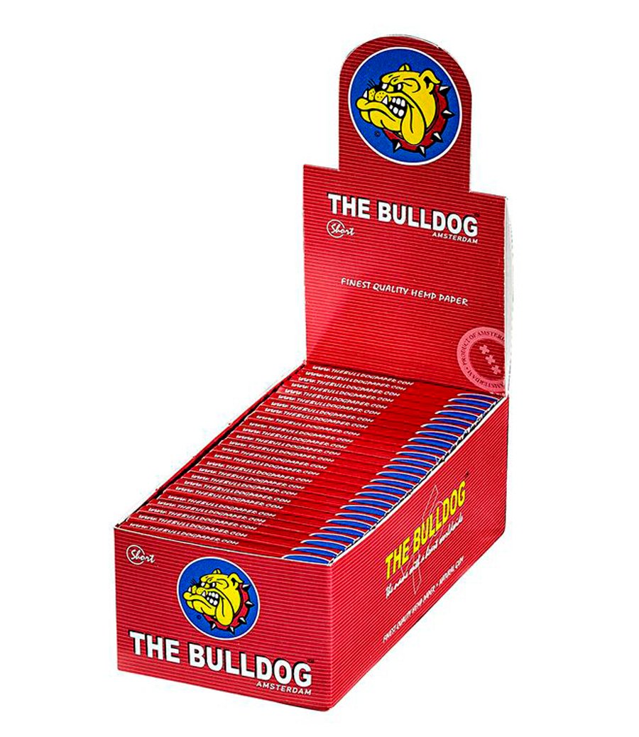Bulldog Rolling Papers Short - 50 Pack | Premium Thin Rolling Papers for Smooth Smoking | Perfect for Rolling Cigarettes, Joints & Herbs