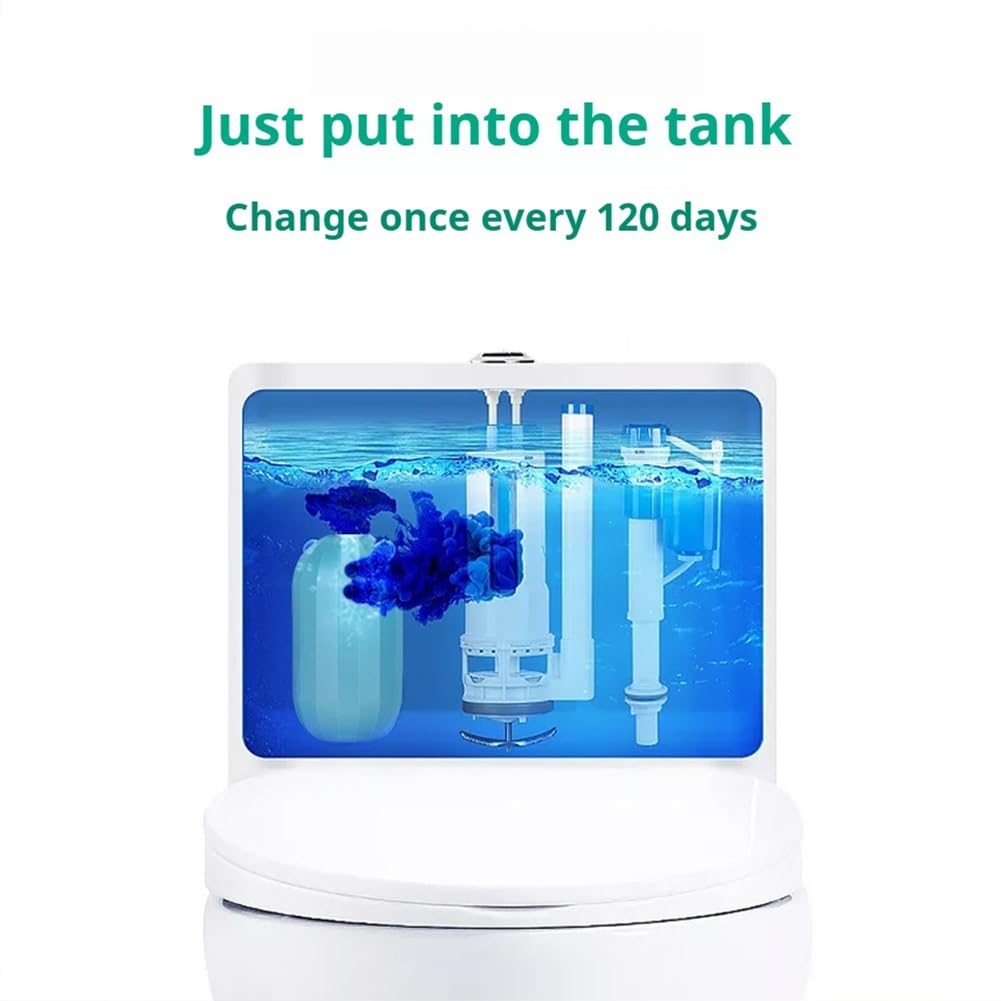 Krazy Klean Pro Automatic Toilet Bowl Cleaner - Long Lasting 10 Year Formula (1 Pack) | Fresh Scent | 2024 New Toilet Cleaner Bottle | Perfect for Bathroom Cleaning & Maintenance