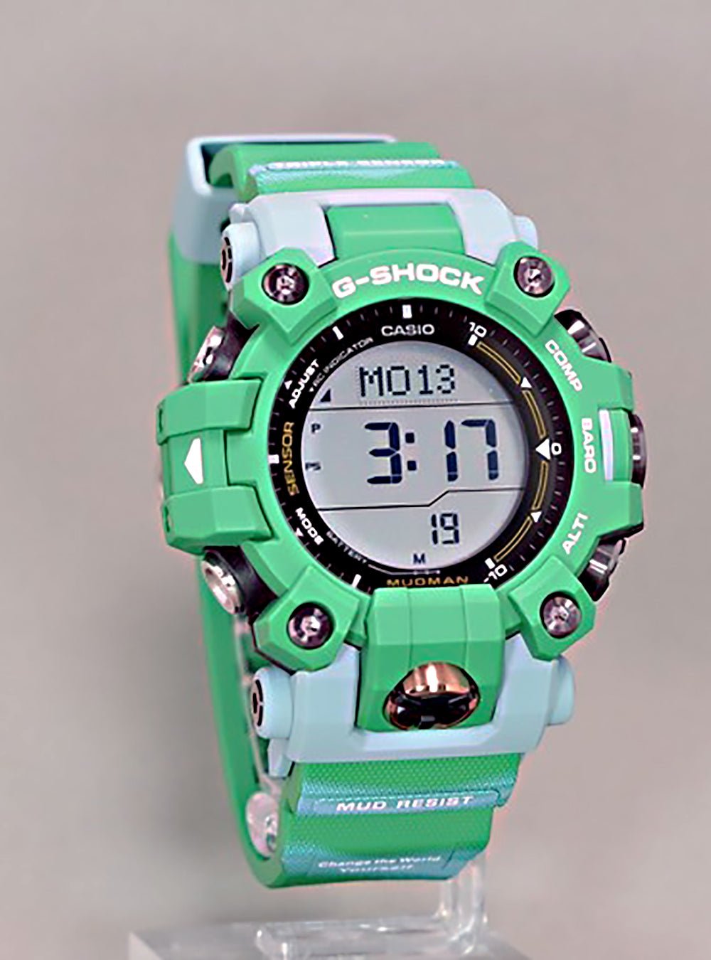 CASIO G-SHOCK GW-9500KJ-3JR Mudman Limited Edition JDM - Earthwatch Collaboration, Master of G Series, Shock & Water Resistant Watch - Perfect for Outdoor Adventures, Hiking, and Extreme Sports