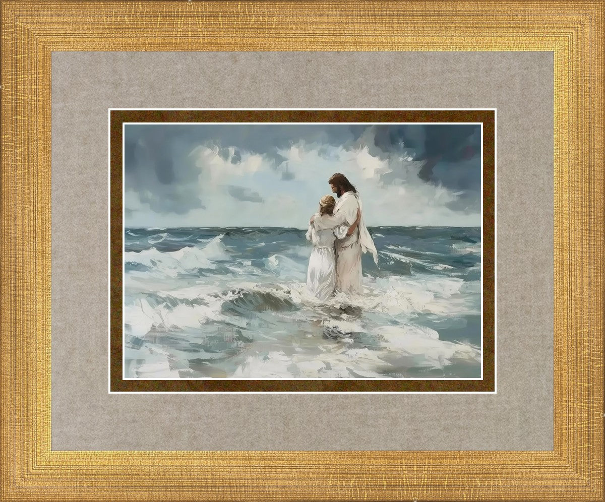 Be Still By Gabriel Heaton - Inspirational Christian Wall Art Decor for Home, Office & Church - Perfect for Prayer Rooms, Bedrooms & Gifts