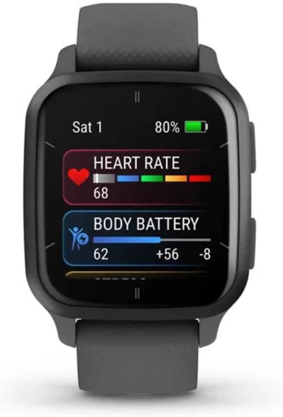 Garmin Venu Sq 2 Smartwatch with GPS, Heart Rate Monitor & Fitness Tracking - Perfect for Running, Swimming & Daily Activity Tracking