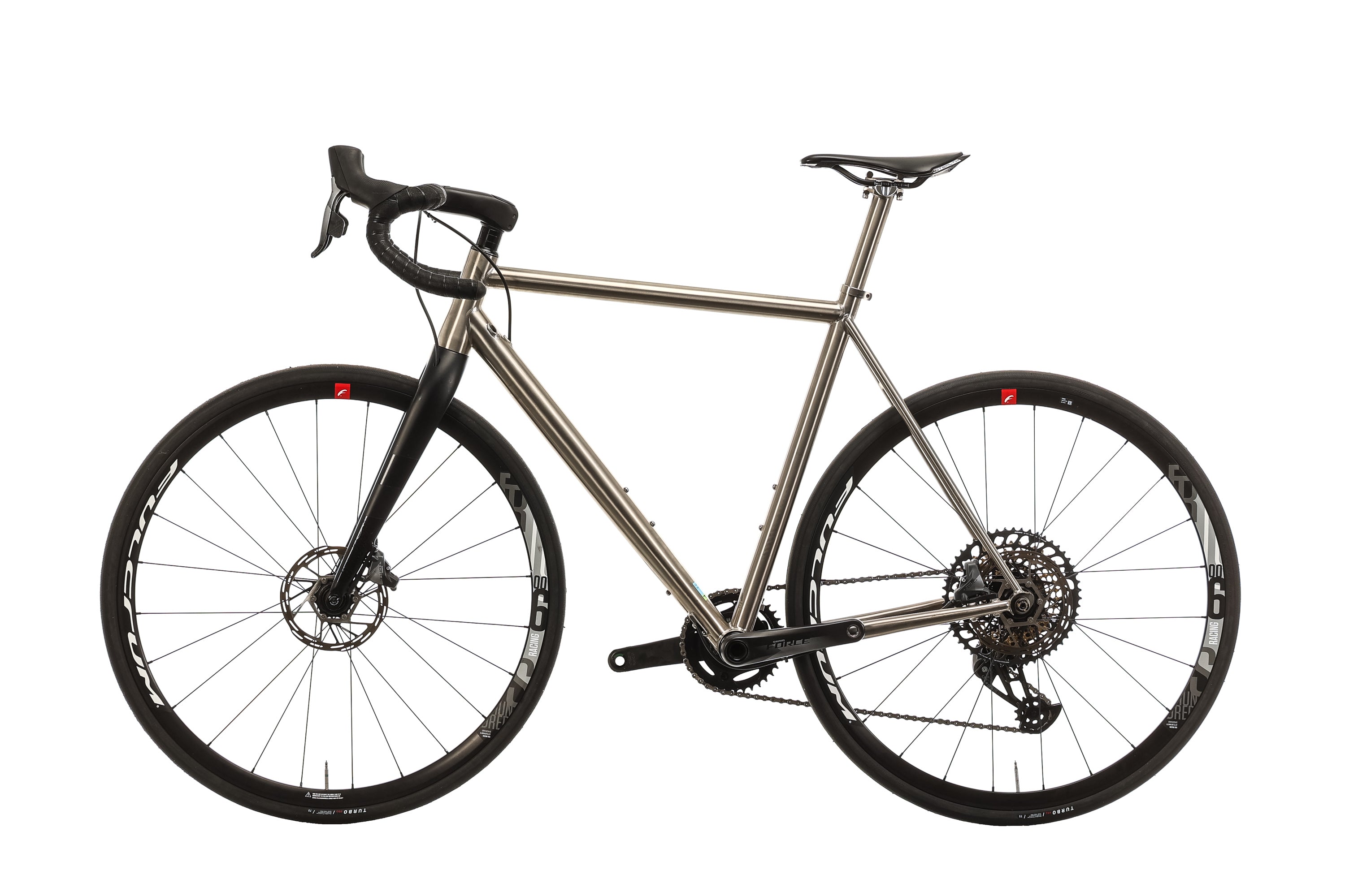 BlackHeart Bike Co. Allroad Titanium Road Bike 2022 - 56cm Lightweight Racing Bicycle for Men & Women - Perfect for Commuting, Endurance Rides & Competitive Cycling