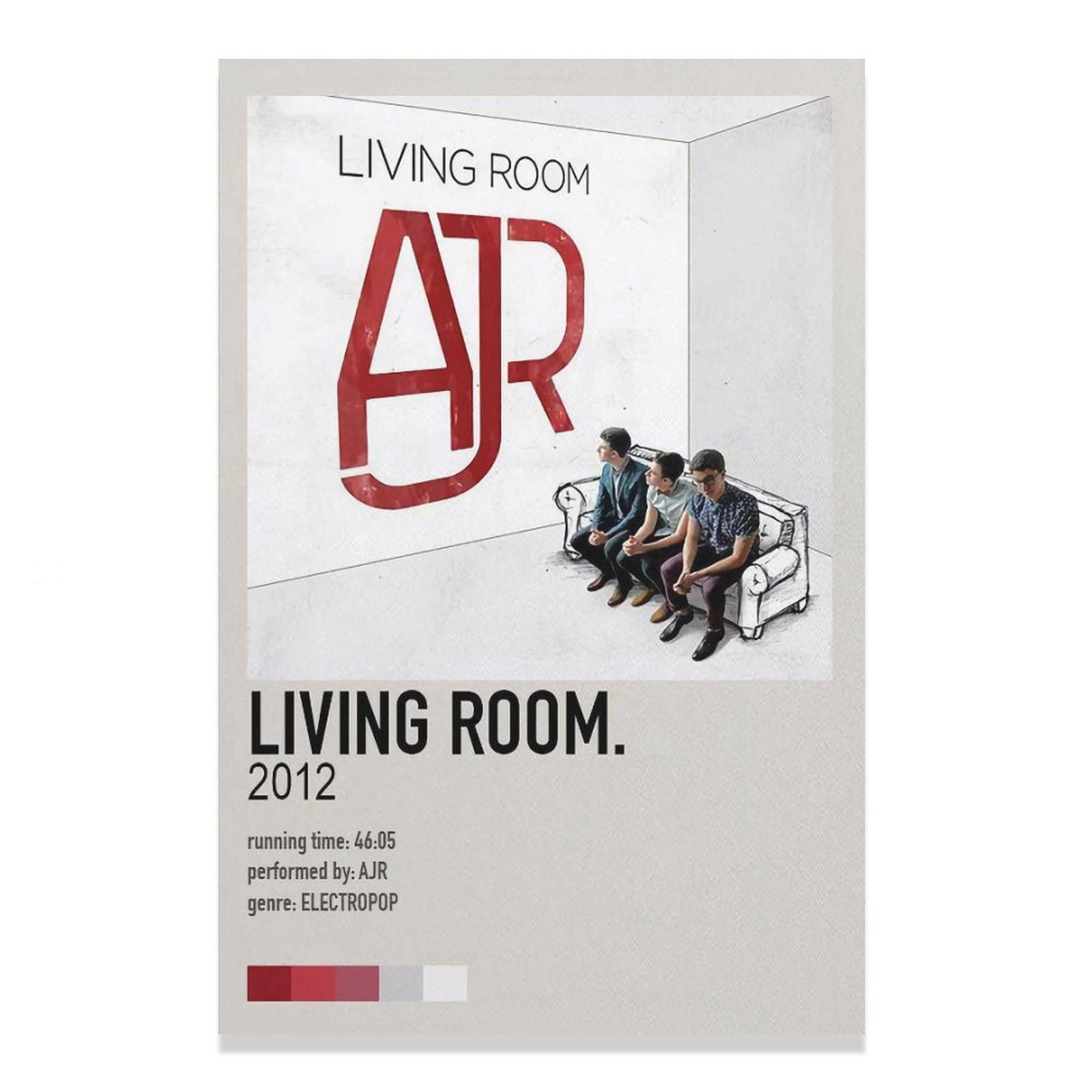 XIANYUA AJR Canvas Poster - 12x18in Sports Landscape Wall Art for Living Room & Bedroom Decor