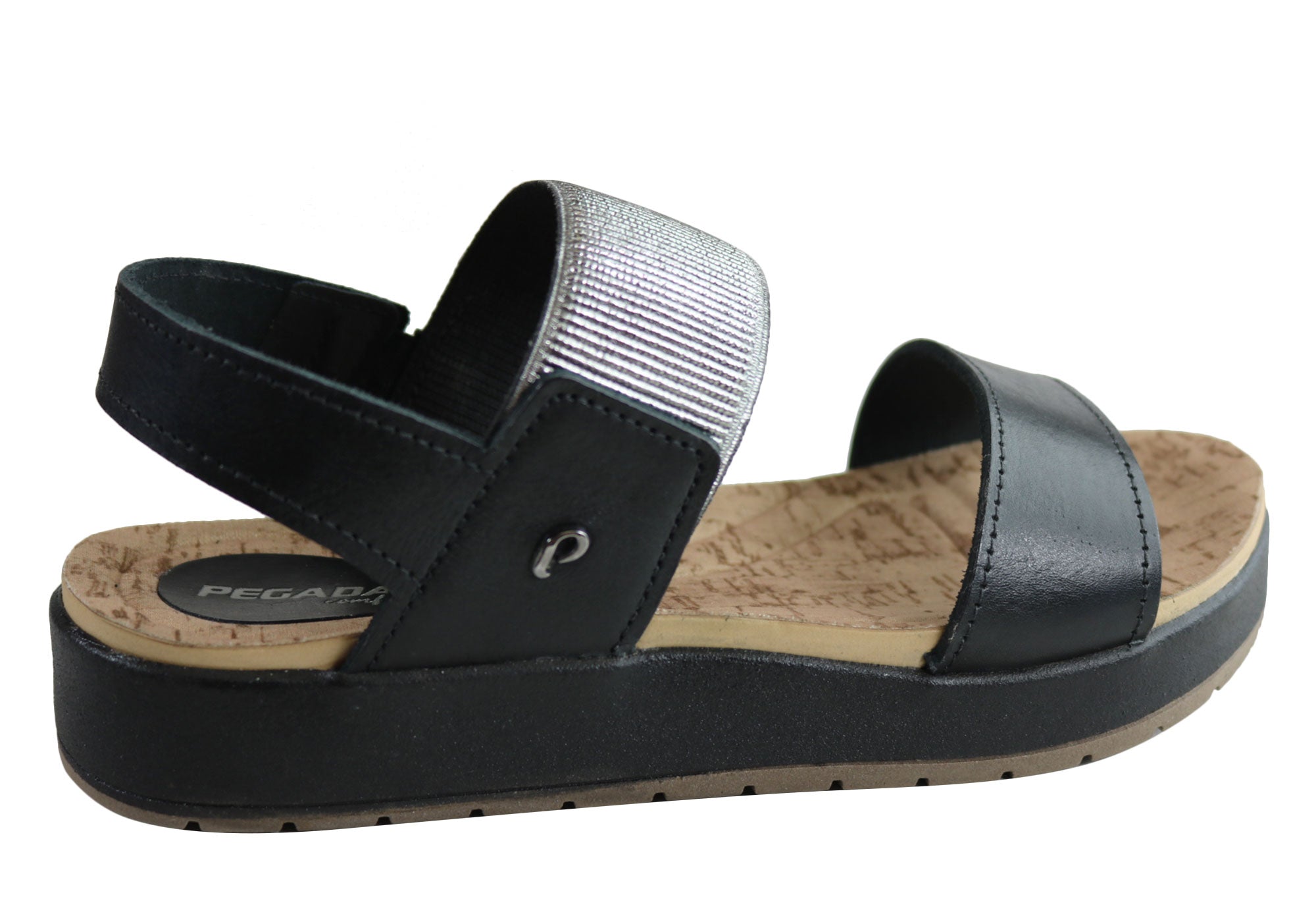 Pegada Rosie Women's Comfort Cushioned Leather Sandals - Handmade in Brazil - Perfect for Beach, Vacation & Summer Outfits