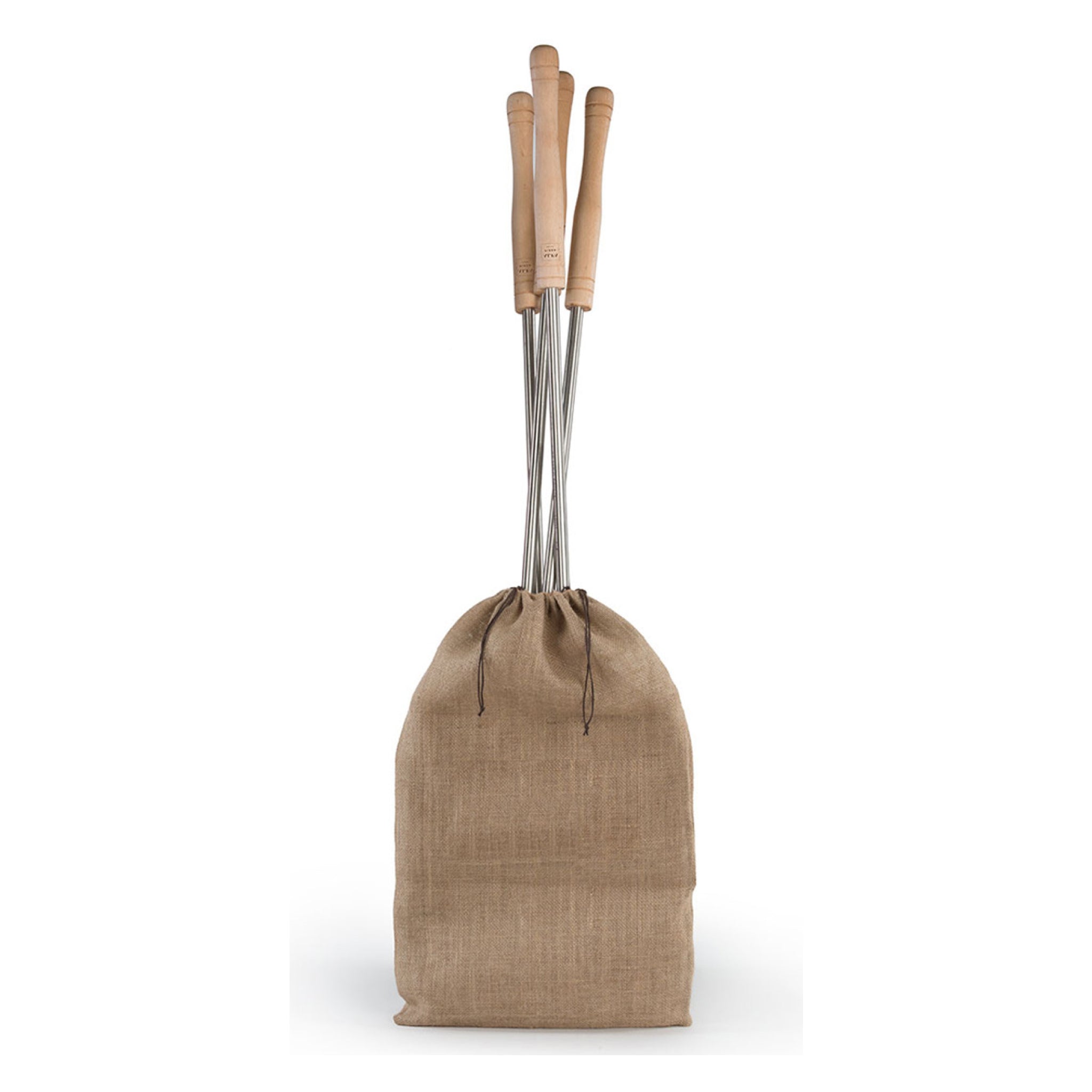 Alfa 4-Piece Pizza Peel Set - Premium Wooden Pizza Paddle with Metal Handle - Perfect for Home Baking, Outdoor Grilling & Restaurant Use (AFISETP125)