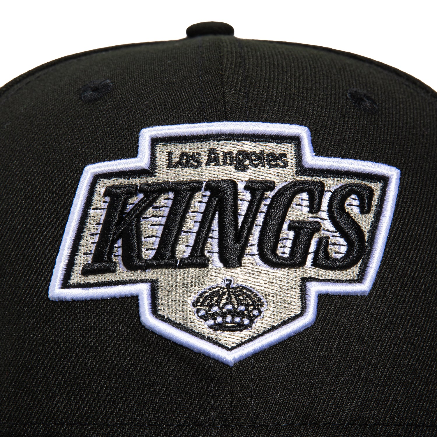 New Era 59Fifty Los Angeles Kings Logo Patch Snapback Hat - Black | Official NHL Licensed Baseball Cap for Men & Women | Perfect for Games, Streetwear & Sports Fans