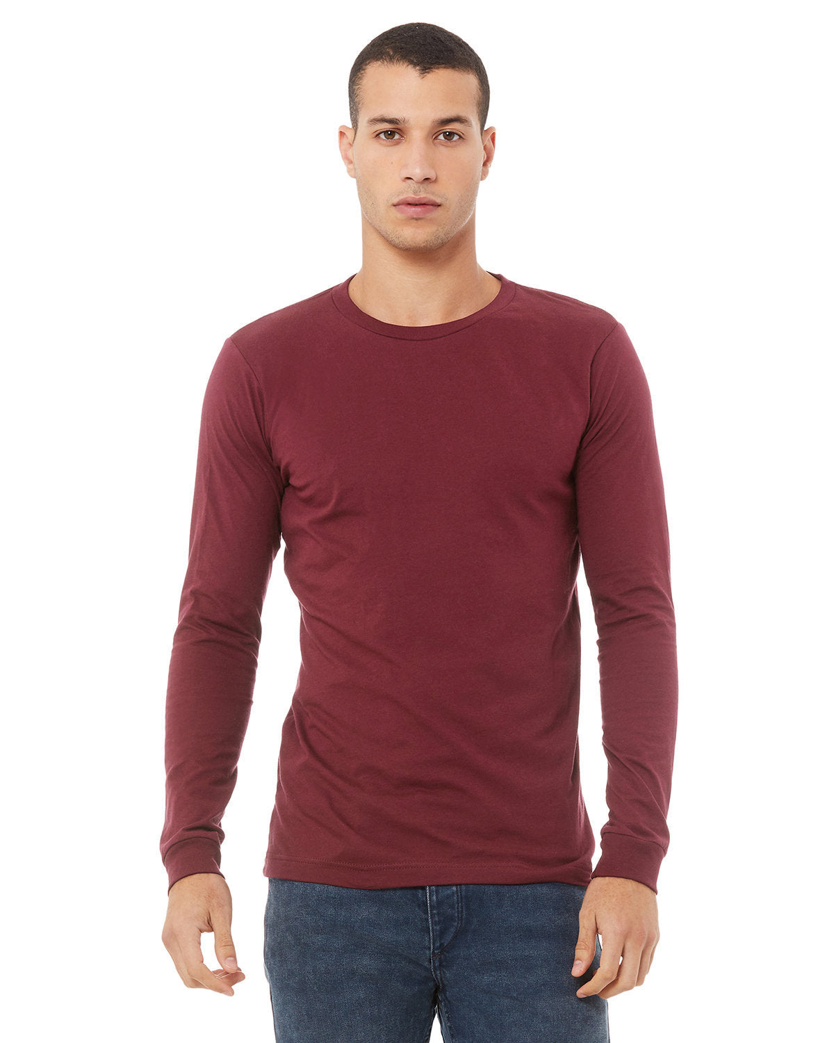 Bella + Canvas 3513 Unisex Triblend Long Sleeve T-Shirt | Soft Comfort Fit Crewneck Tee for Men & Women | Perfect for Casual Wear, Layering & Everyday Outfits