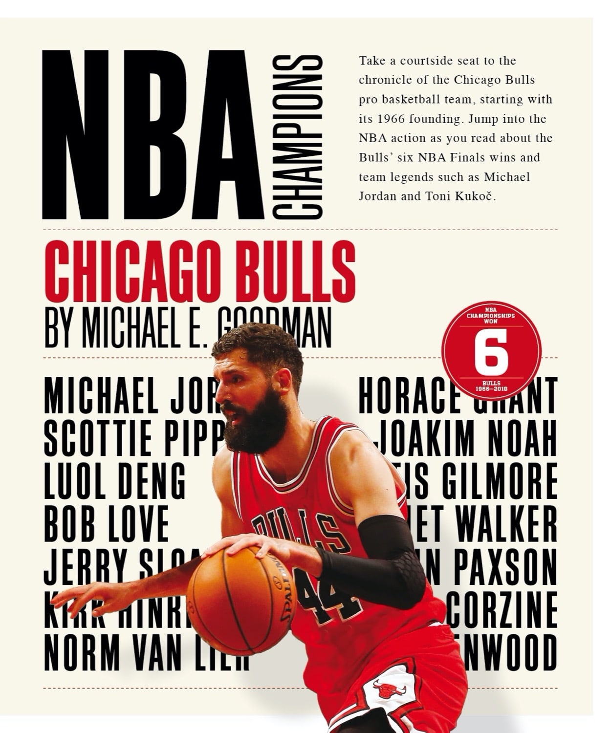 Chicago Bulls NBA Basketball Book 978-1-64026-015-3 - Perfect Gift for Basketball Fans & Sports Enthusiasts