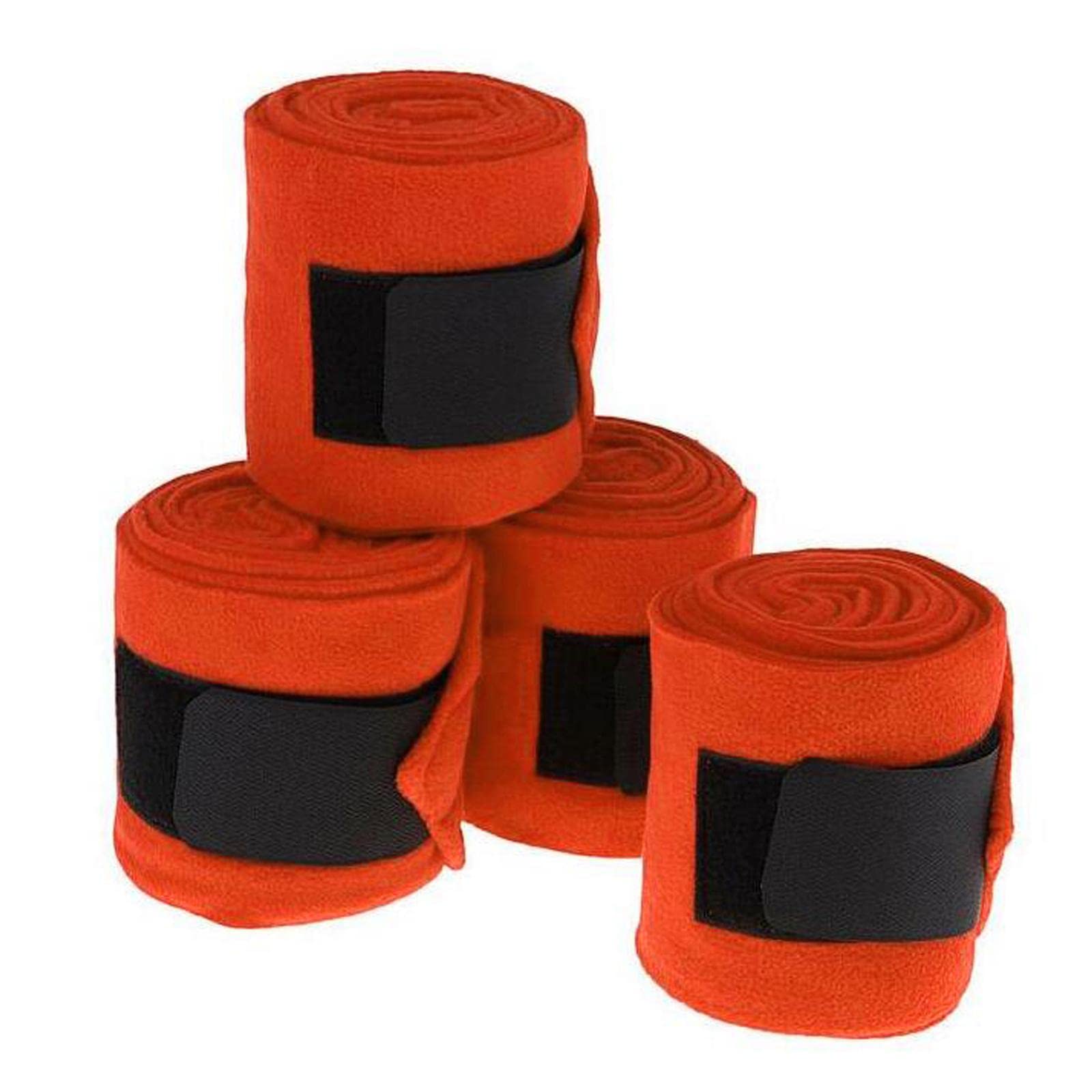 Shamjina Deluxe Fleece Horse Leg Wraps - 4PCS Extra Thick Leg Protection for Horse Care & Training - Perfect for Riding, Jumping, and Cold Weather Protection