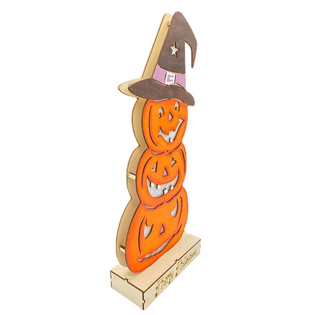 ULTNICE Halloween Glow in the Dark Pumpkin Decor - Battery-Free Luminous Table Centerpiece for Spooky Party, Home & Dining Room Decoration | Perfect for Halloween Festivities, Dinner Parties & Seasonal Home Decor