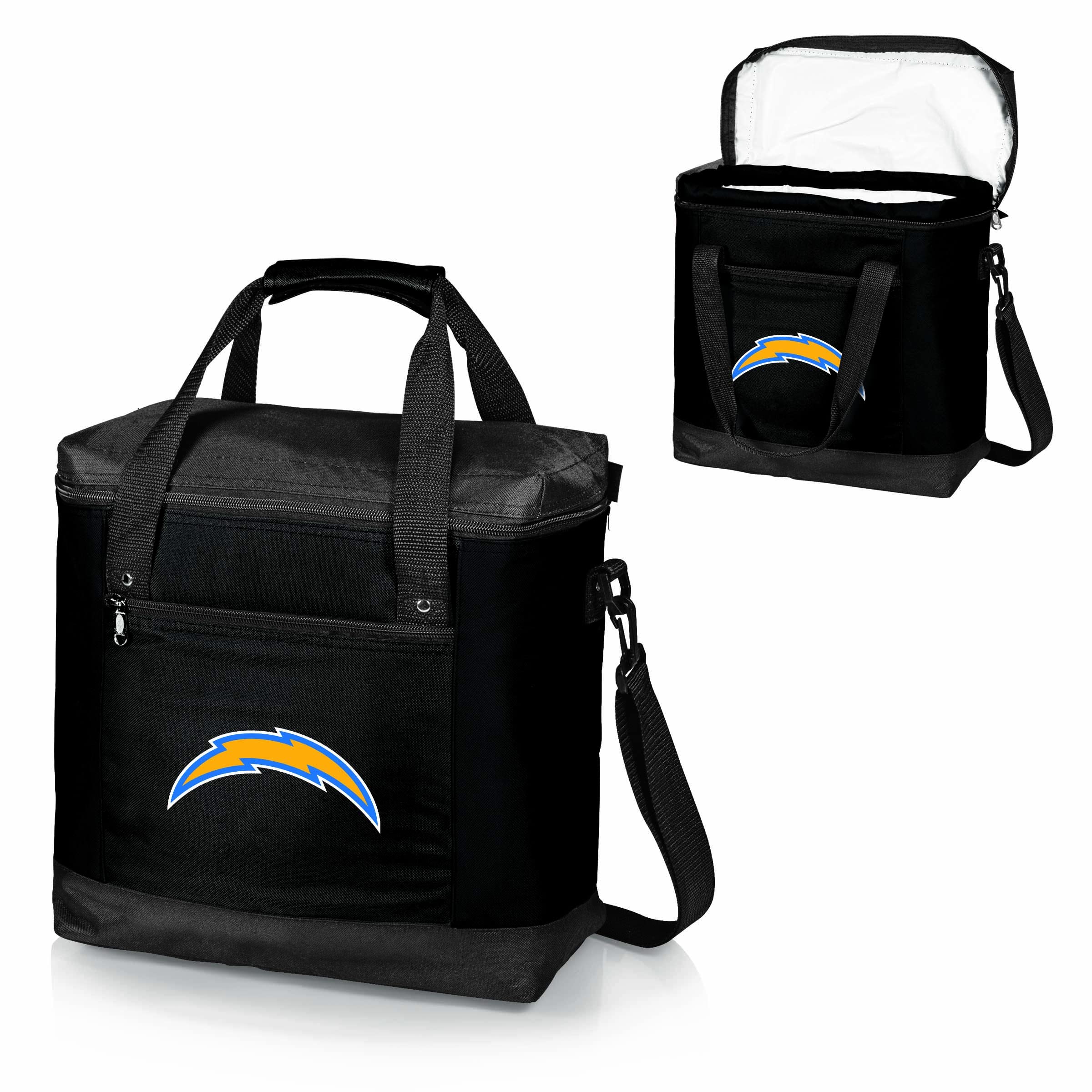PICNIC TIME NFL Montero Insulated Tote Cooler Bag - Portable Soft Cooler for Picnics, Beach, Tailgating & Outdoor Activities (Black) - Keeps Drinks & Food Cold for Hours
