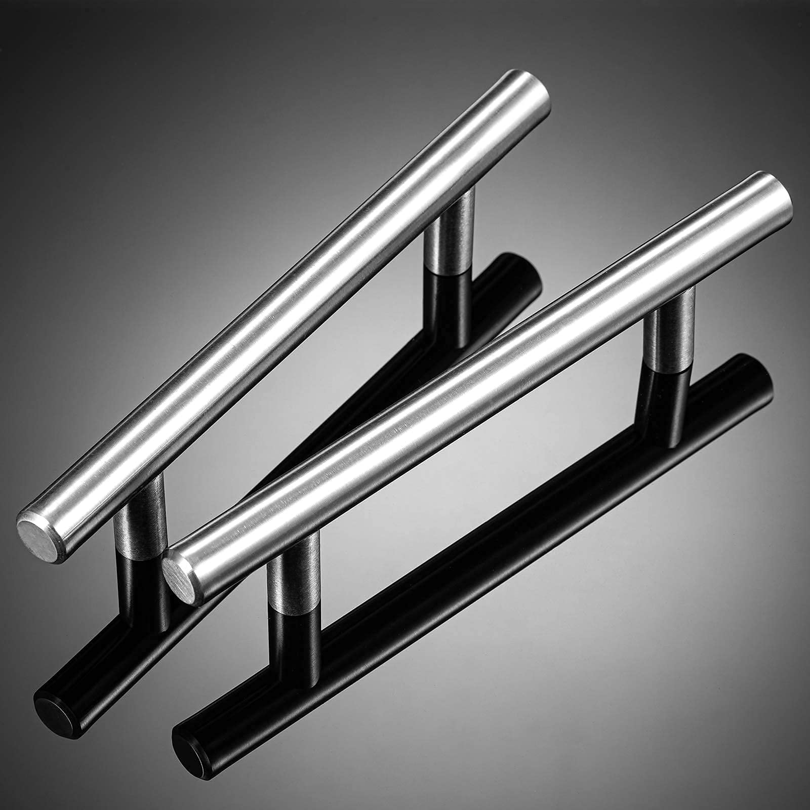**CZC HOME 5-Pack 6 Inch Stainless Steel Cabinet Pulls & Drawer Handles – Brushed Nickel Finish, 3.75