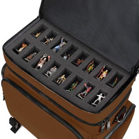 Premium Tabletop RPG Adventurer's Bag - Collector's Edition (Brown) - Perfect for Dungeons & Dragons, Pathfinder & Fantasy Roleplaying Games