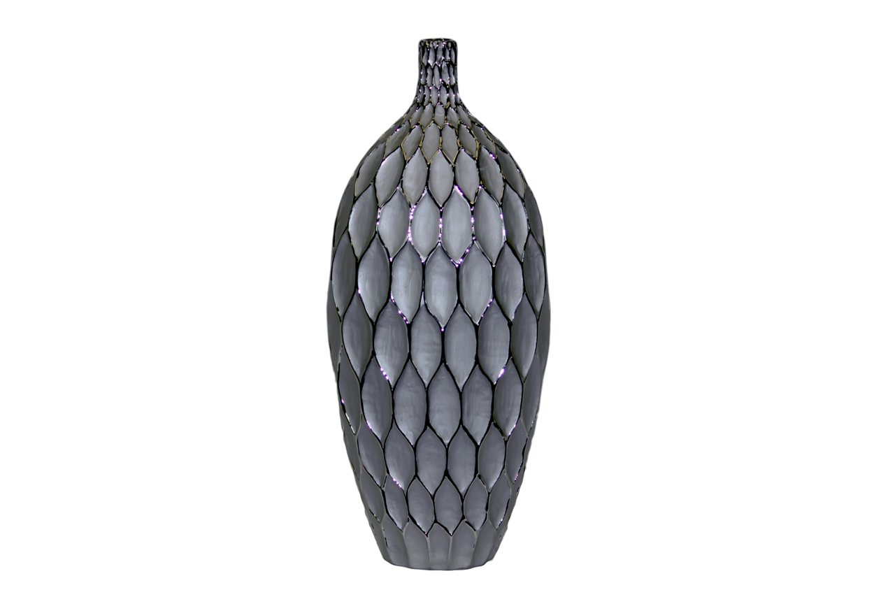 27042 Decorative Ceramic Vase - Handcrafted Floral Vase for Home Decor, Wedding Centerpiece & Gift Idea - Perfect for Living Room, Dining Table & Office Desk