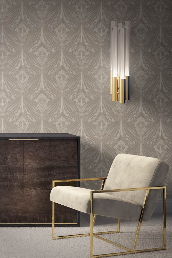 Divine Savages Gershwing Dove Wallpaper - Premium Peel & Stick Wallpaper for Bedroom, Living Room, Nursery | Self-Adhesive Removable Wallpaper for Home Decor