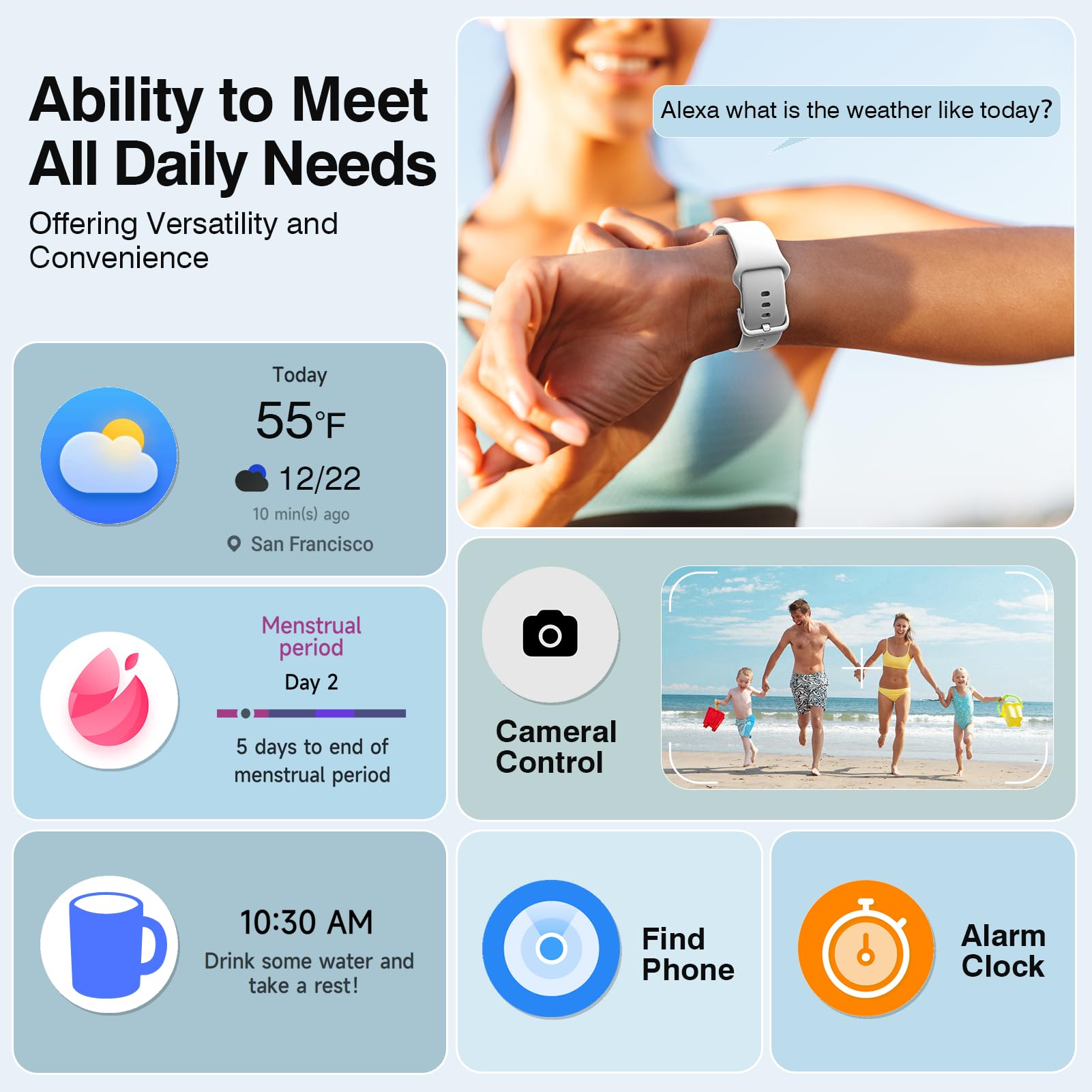 Smart Watches for Women - 1.8