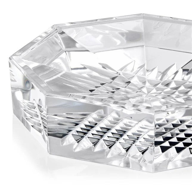 Lismore Diamond Decorative Tray - Elegant Crystal Serving Tray for Dining, Jewelry Display & Home Decor | Perfect for Parties, Weddings & Luxury Gift Giving