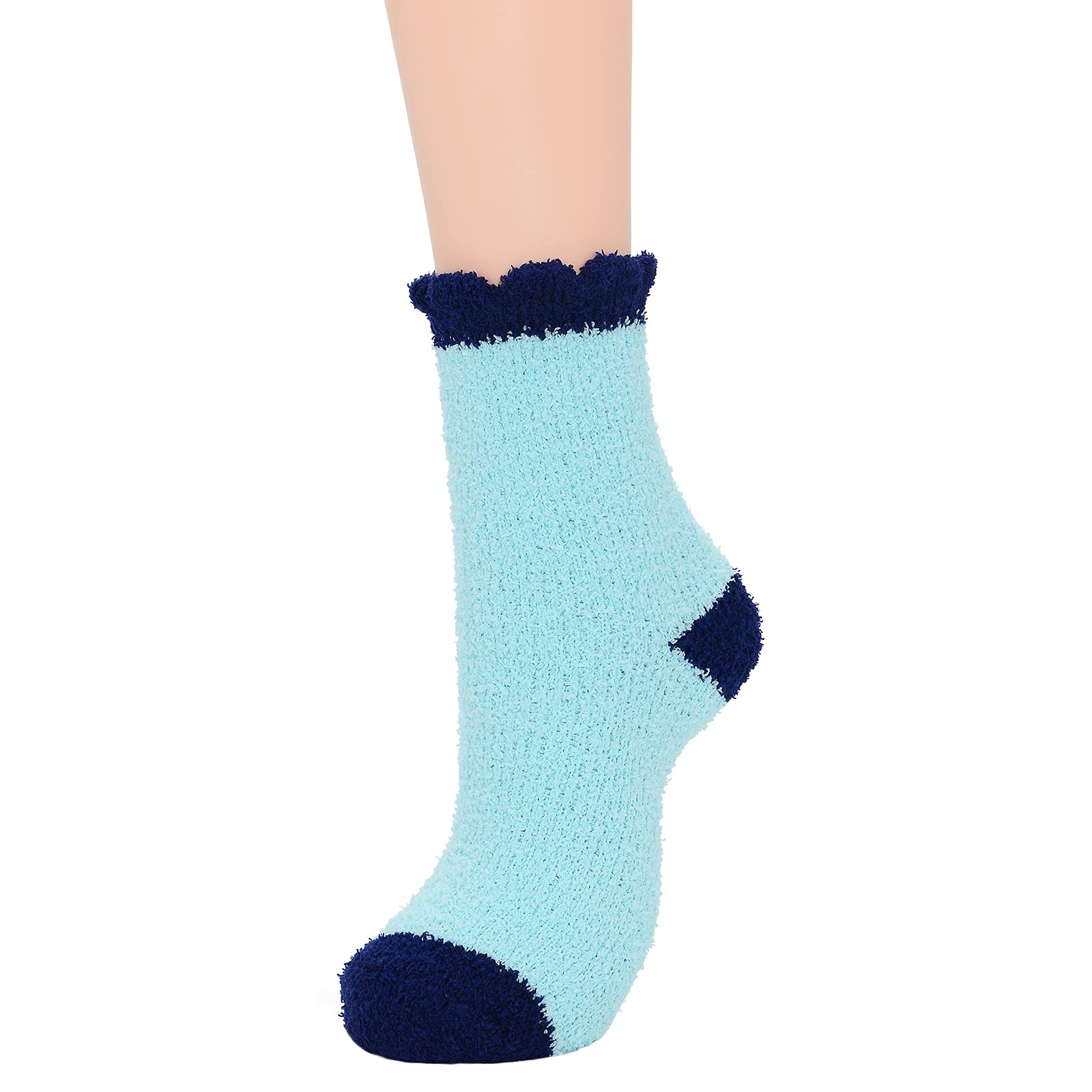 Women's Fuzzy Winter Socks - Ultra Soft Warm Fluffy Socks for Women | Cozy Athletic Outdoor Sports Socks | Perfect for Lounge, Yoga, Running & Cold Weather