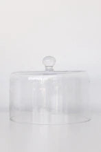Estelle 12-Inch Glass Cake Stand with Dome Lid - Elegant Display for Wedding, Birthday, and Dessert Table Decor