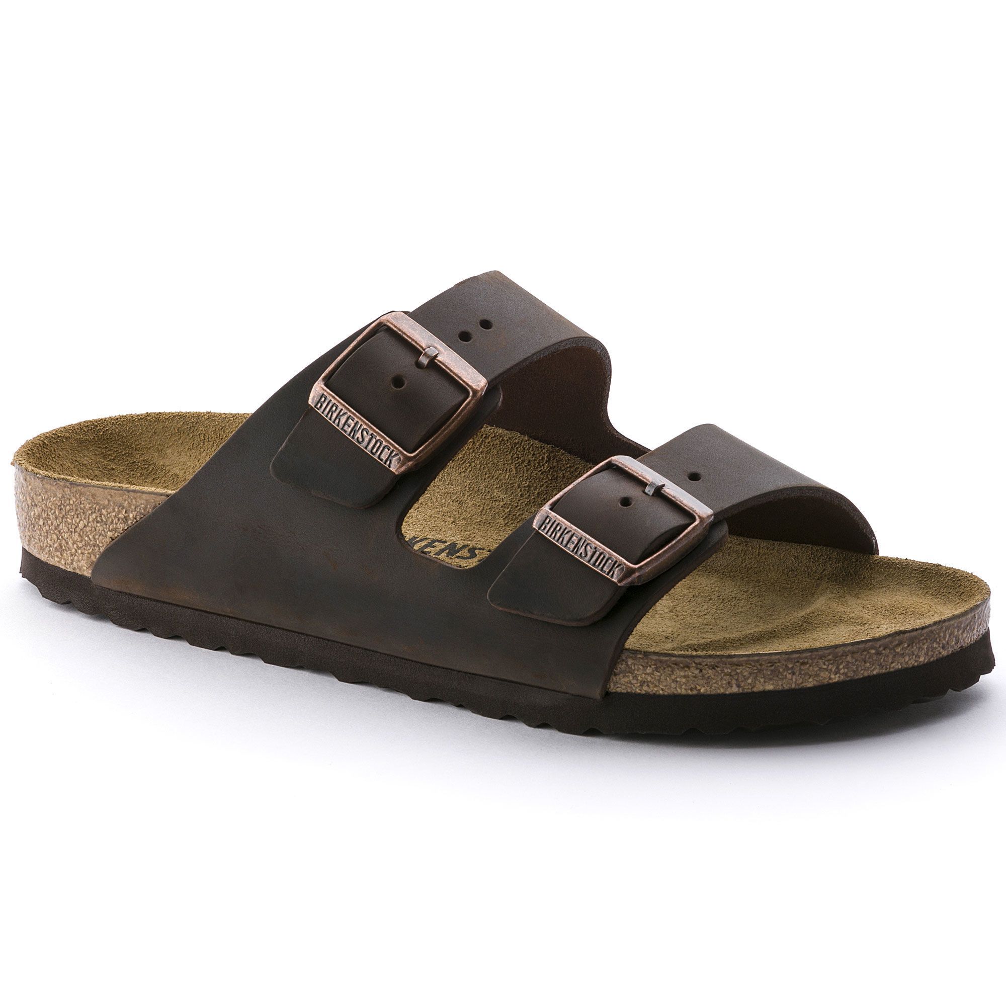 Birkenstock Arizona Habana Oiled Leather Sandals - Unisex Comfort Footwear for Men & Women | Perfect for Casual Wear, Beach & Summer Outfits