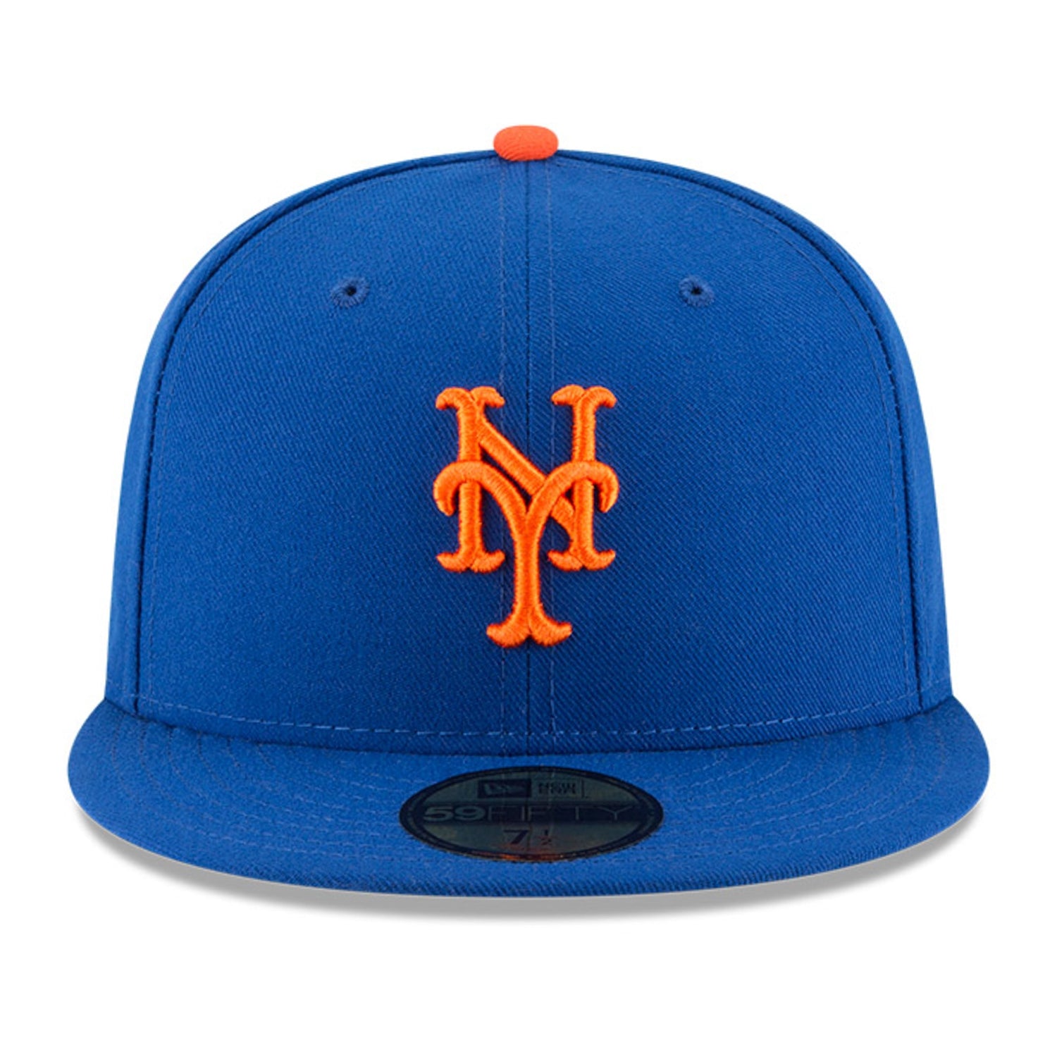 New Era 59Fifty Authentic Collection New York Mets Game Hat - Royal Blue - Official MLB Licensed Baseball Cap for Men & Women - Perfect for Games, Streetwear & Sports Fan Fashion