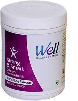 Modicare Well Strong & Smart Chocolate Flavor Protein Powder 200g - Supports Muscle Growth & Brain Function - Perfect for Post-Workout Recovery & Healthy Snacking