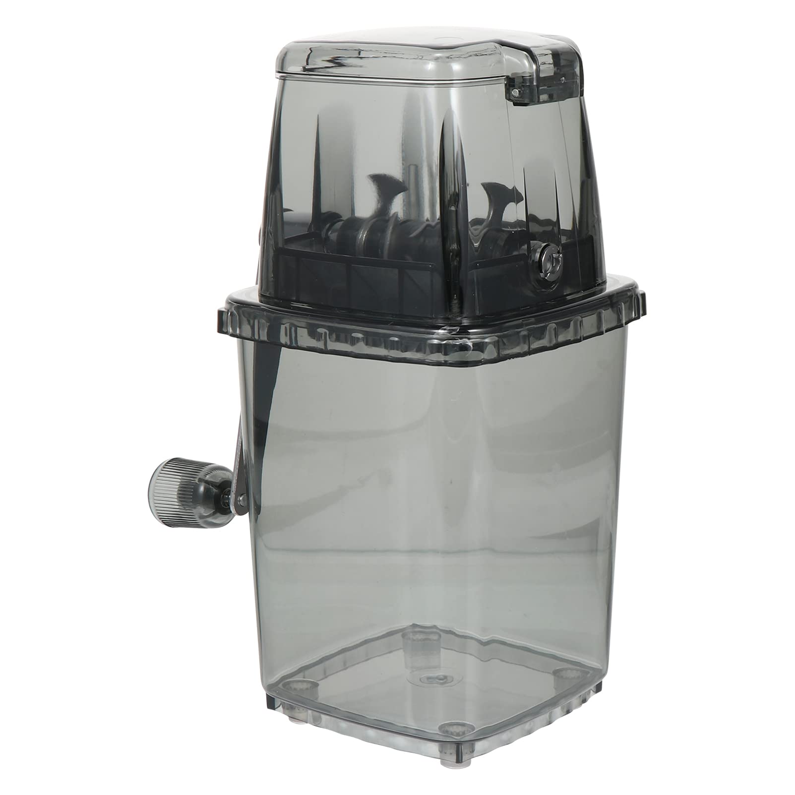 Portable Handheld Ice Crusher & Fruit Press - Manual Ginger Grinder, Snow Cone Maker, Shaved Ice Machine & Garlic Mincer - Compact Travel Ice Cup for Cocktails, Smoothies & Home Bars