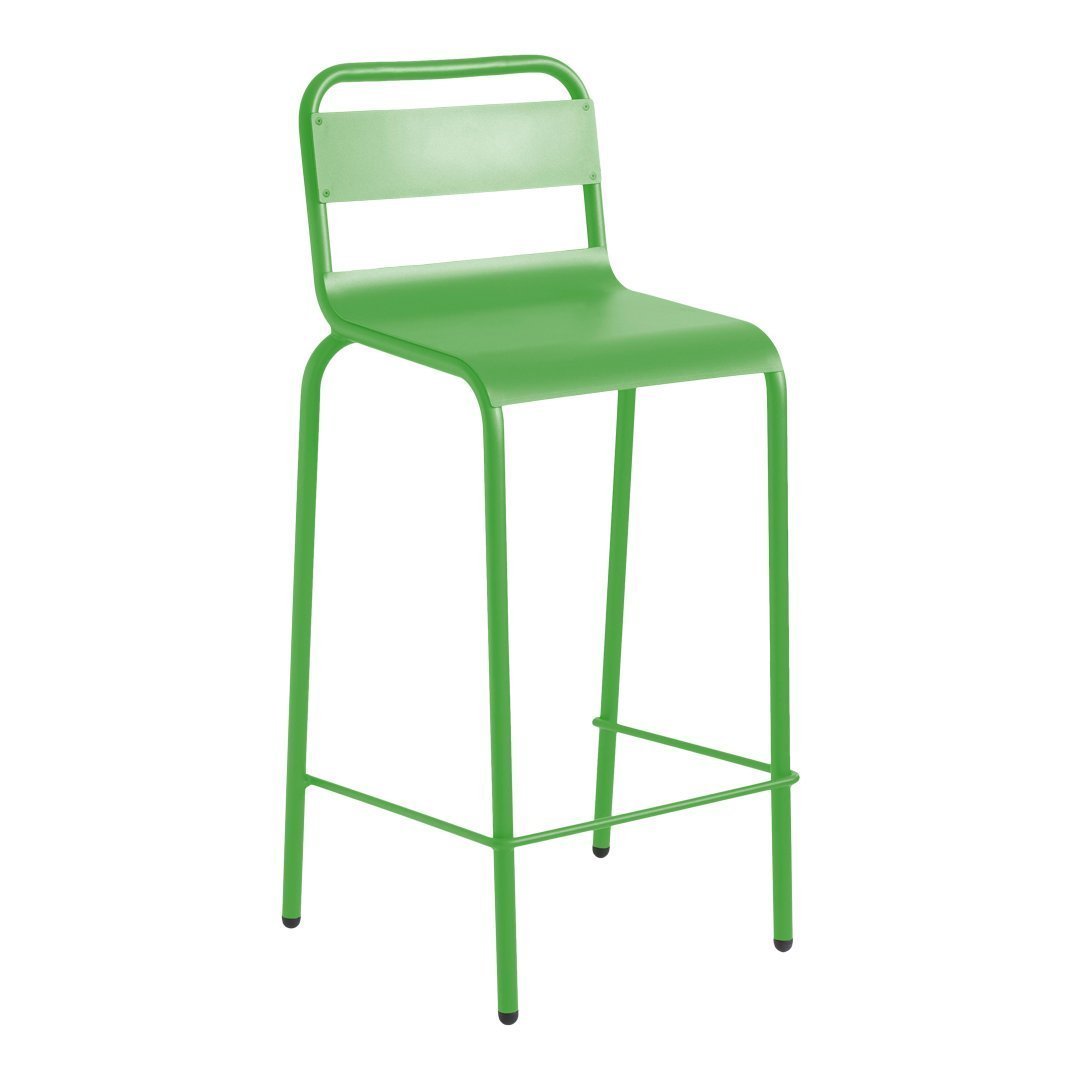 Anglet Outdoor Bar Stool - Weather-Resistant Patio Bar Height Chair for Backyard, Deck & Poolside - Perfect for Outdoor Dining & Entertaining