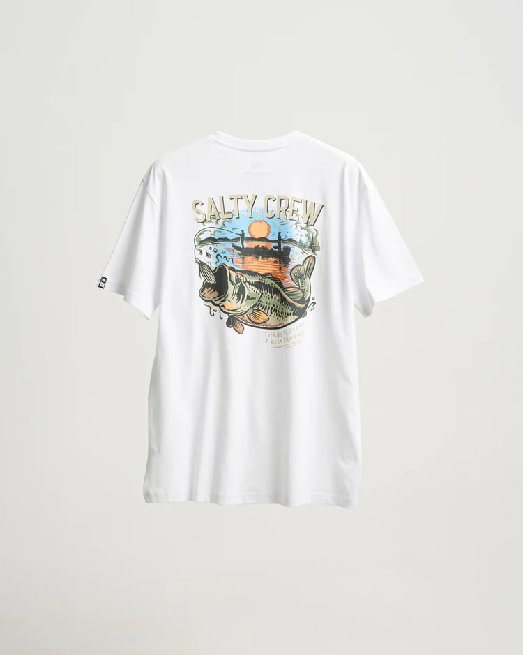 Salty Crew Striker Standard Tee - Men's Casual Short Sleeve Cotton T-Shirt for Surfing, Beach & Outdoor Activities