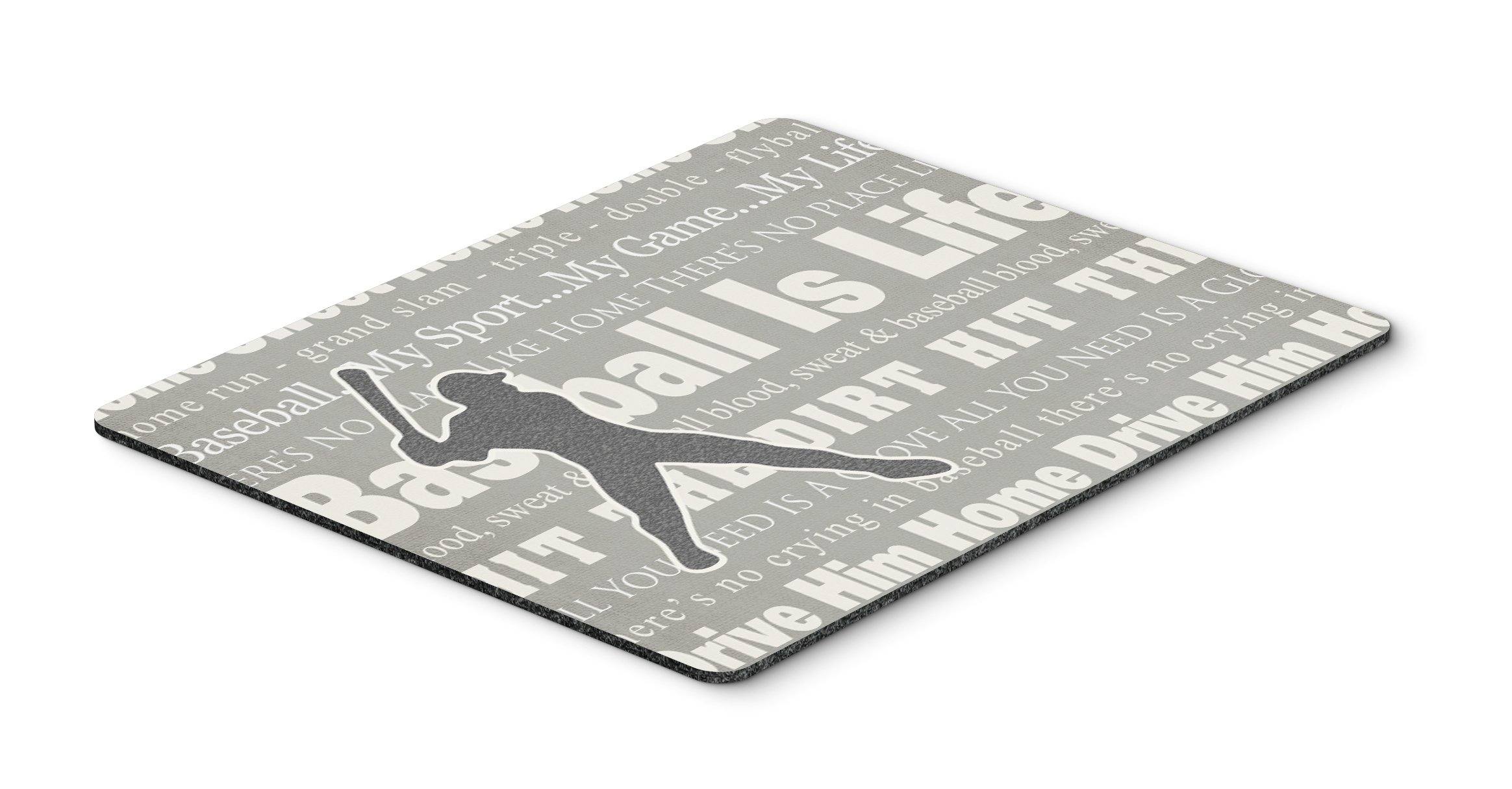 Baseball is Life Mouse Pad - Large Washable Non-Slip Desk Mat for Home Office, Gaming & Computer Work | Heat-Resistant Hot Pad & Trivet | Perfect for Baseball Fans & Sports Enthusiasts