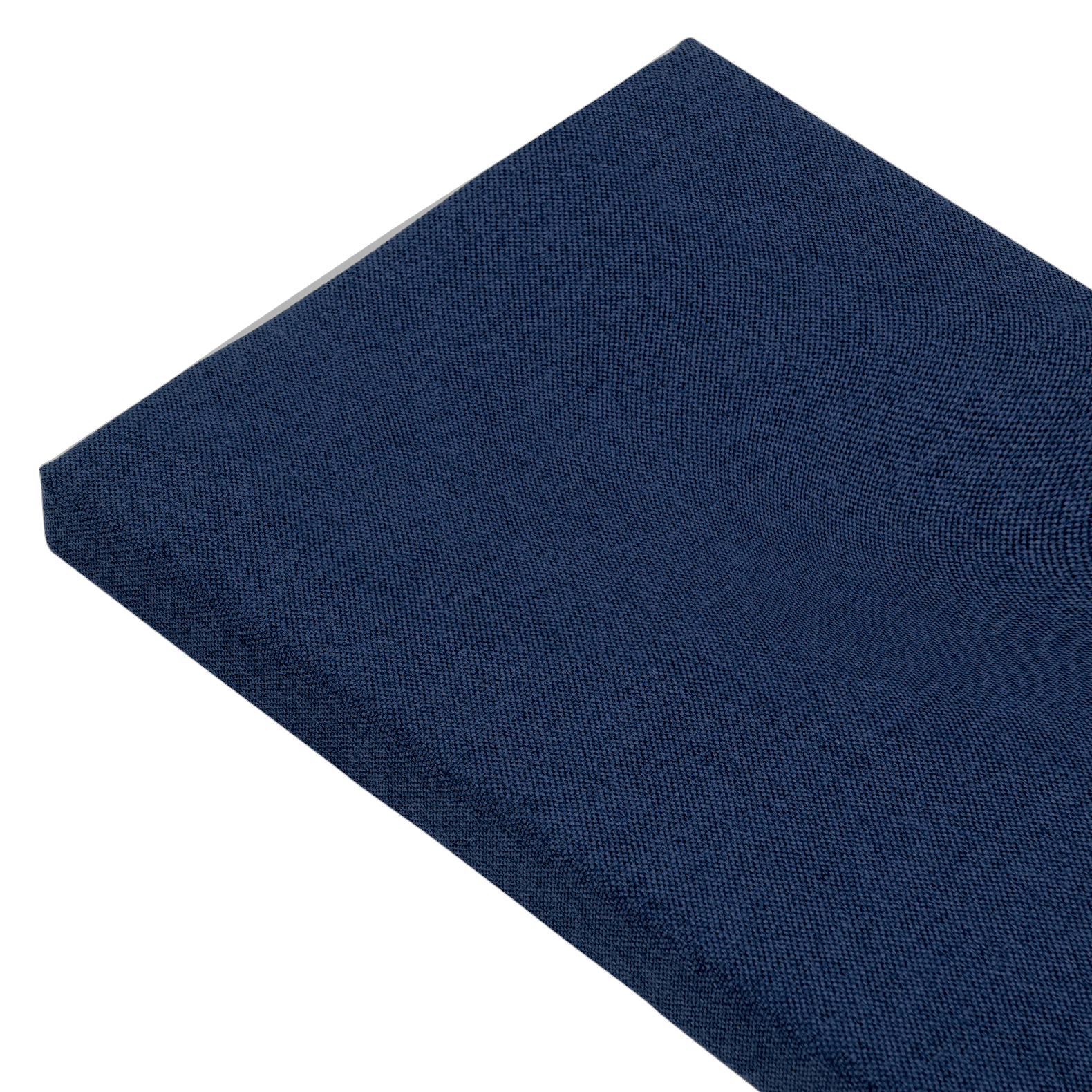 Custom Chenille Bench Cushion - Soft Blue Chenille Texture Sofa Seat Pad for Indoor/Outdoor Use - Perfect for Patio Furniture, Window Seats & Deck Chairs