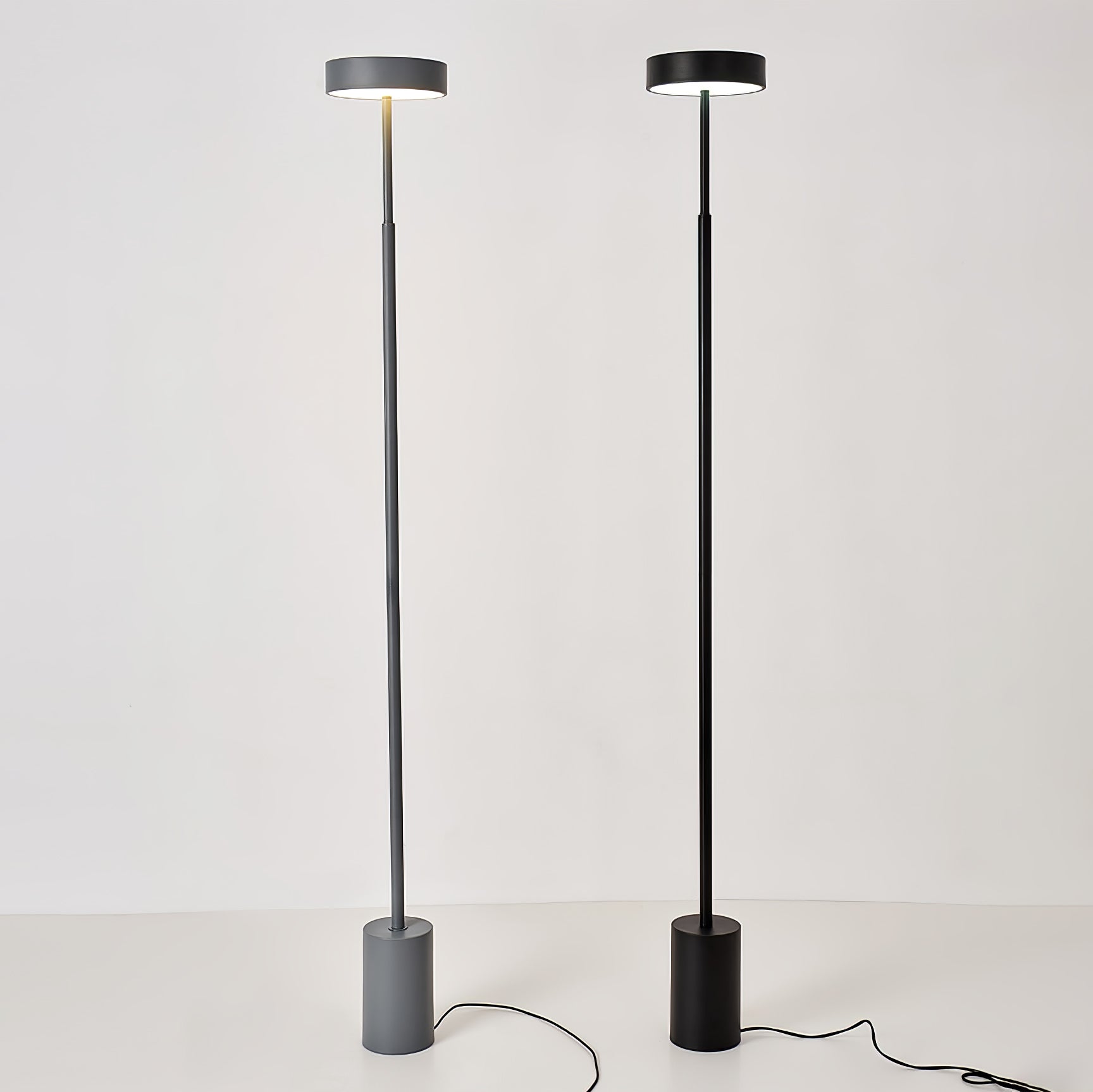 Naya Adjustable Rotating Floor Lamp with 3 Brightness Levels - Modern Standing Light for Living Room, Bedroom, or Office