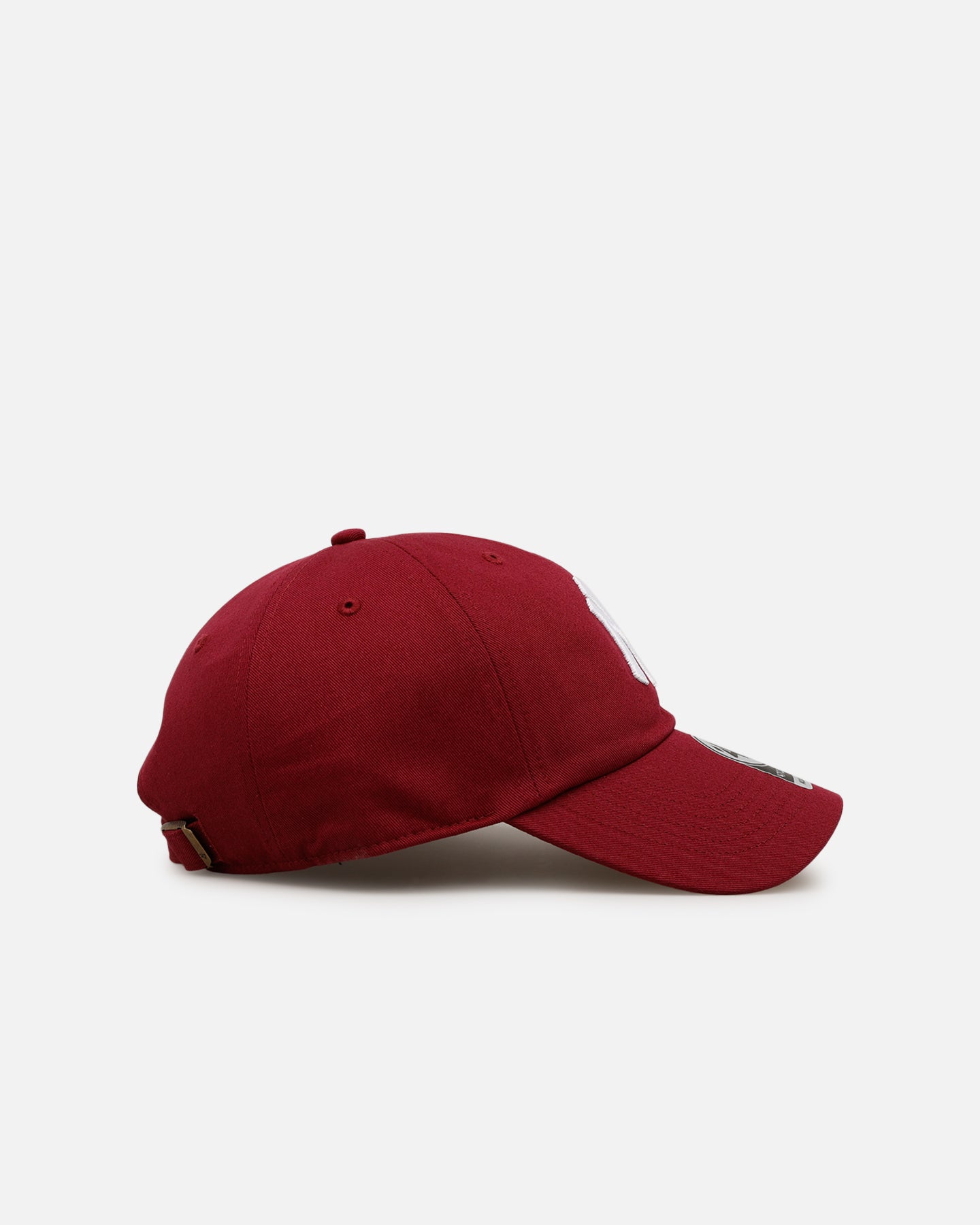 New York Yankees 'Yankees Color Wheel' Suede Undervisor 47 Clean Up Adjustable Strapback Cap - Cardinal Red for Baseball Games, Streetwear & Casual Outfits