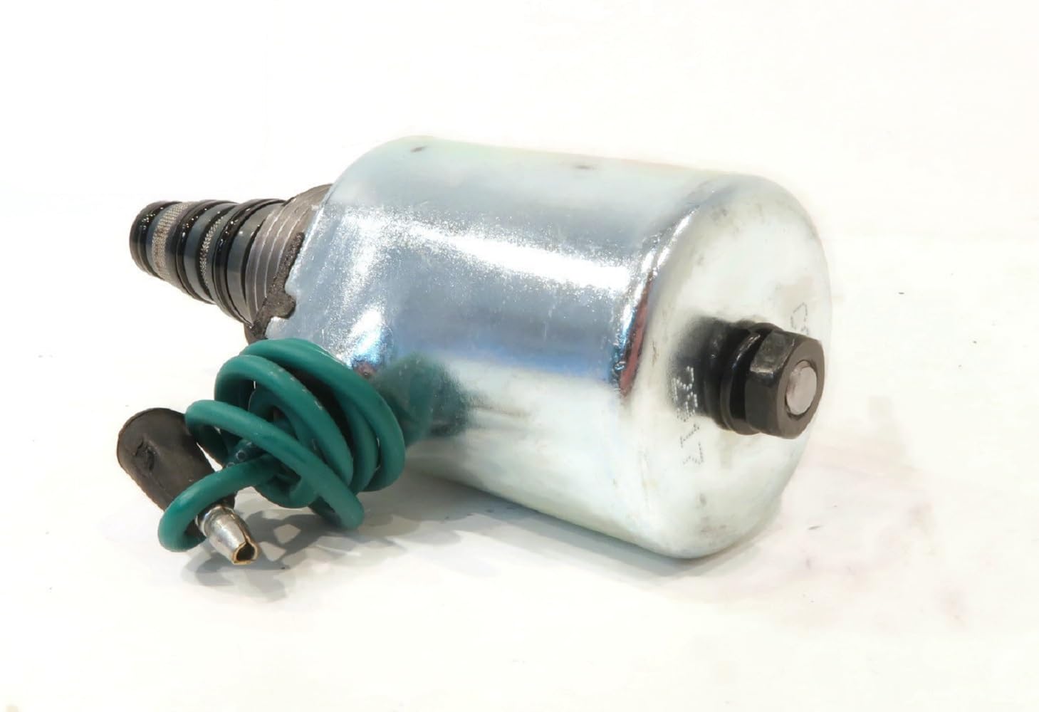 ROP Shop Replacement Meyer 'C' Solenoid 15358 Valve Assembly with Green Wire | Snow Plow Truck & Heavy Equipment Hydraulic System Part