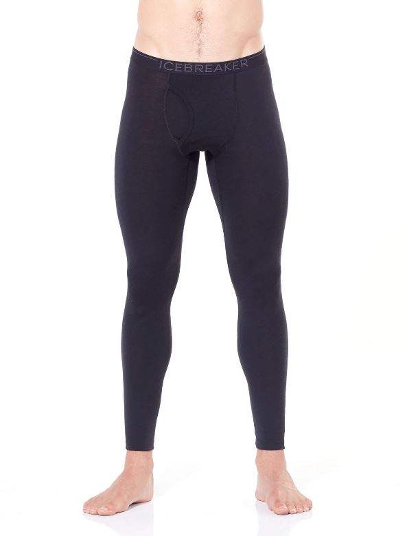 Icebreaker 200 Oasis Legging with Fly for Men - Moisture-Wicking, Odor-Resistant Hiking & Travel Pants for Outdoor Adventures